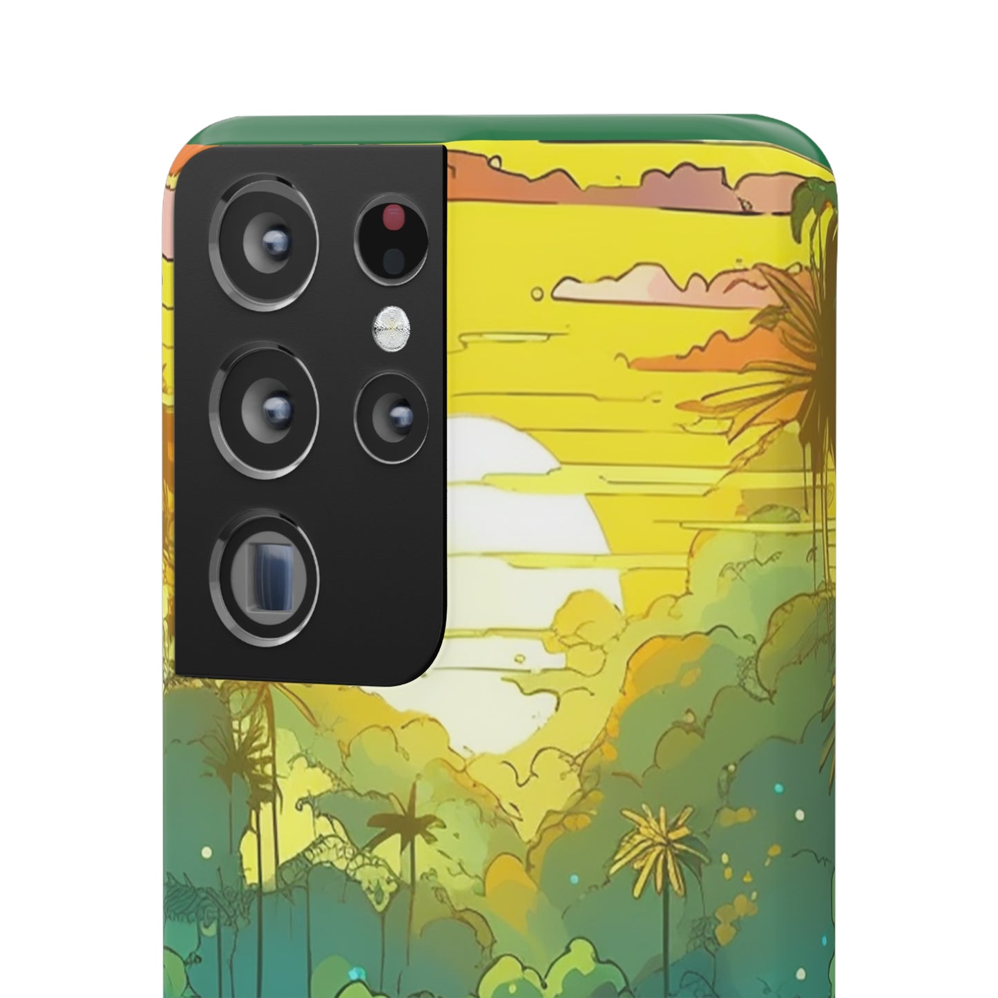 Rainforest at Sunset Phone Case - Capture the Serenity of Nature on Your Device