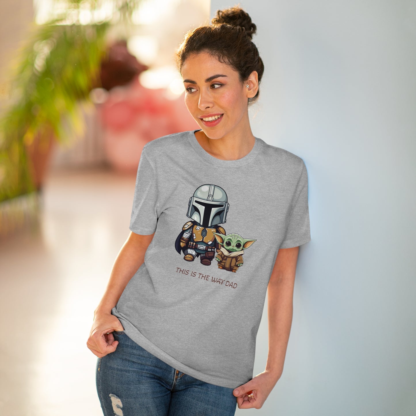 Mandalorian and Baby Yoda T-Shirt - This is the Dad - Celebrate Father's Day in Style and Sustainability - Star Wars