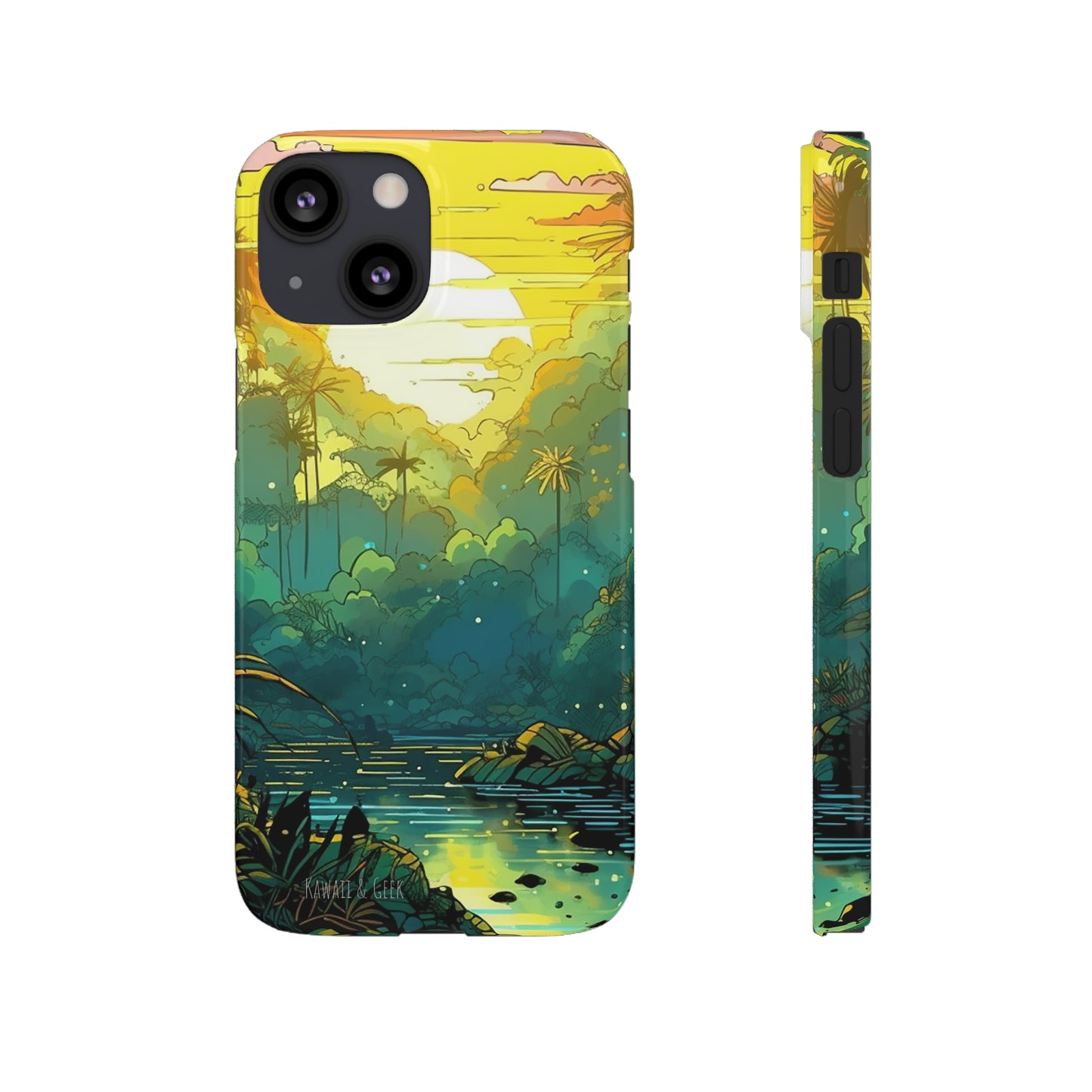 Rainforest at Sunset Phone Case - Capture the Serenity of Nature on Your Device