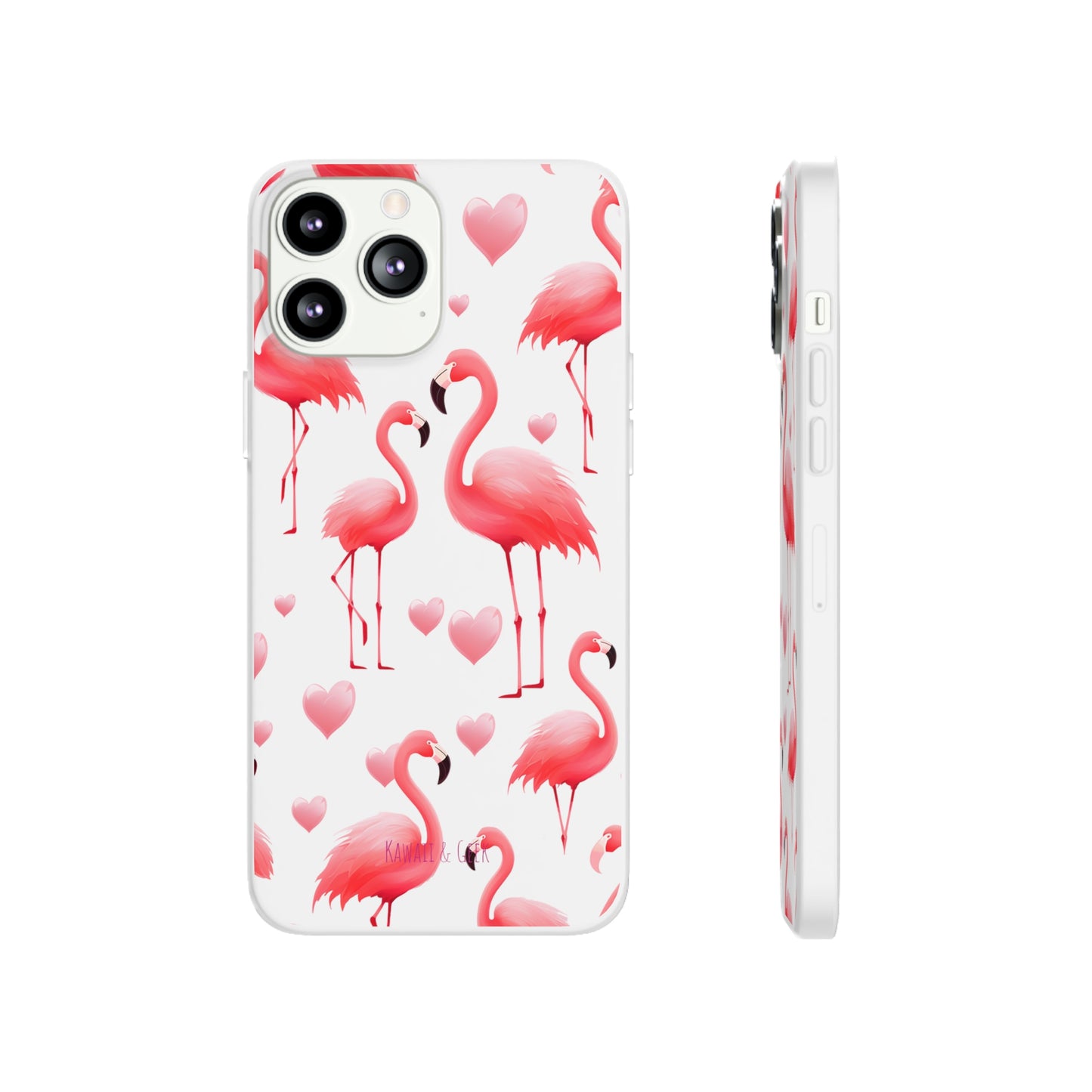 Pink Flamingo Elegance Flexi Phone case