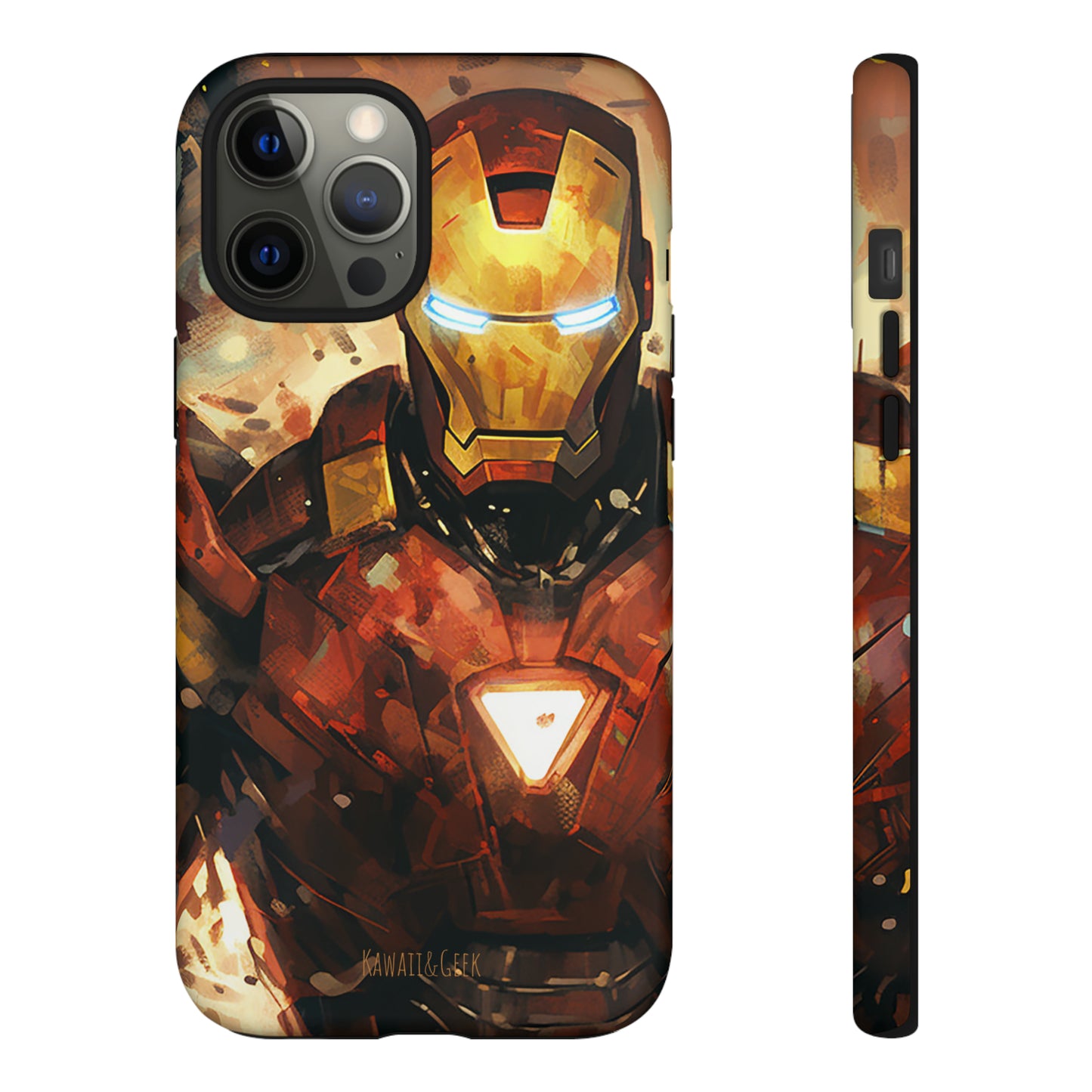 Iron Man Painting Tough Phone Case - Add Some Bold and Unique Style to Your Tech