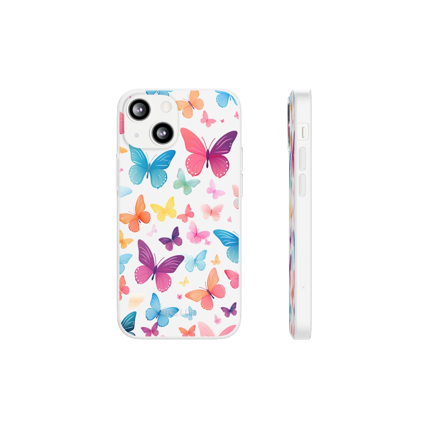 Charming Butterflies Flexi Transparent Phone Case