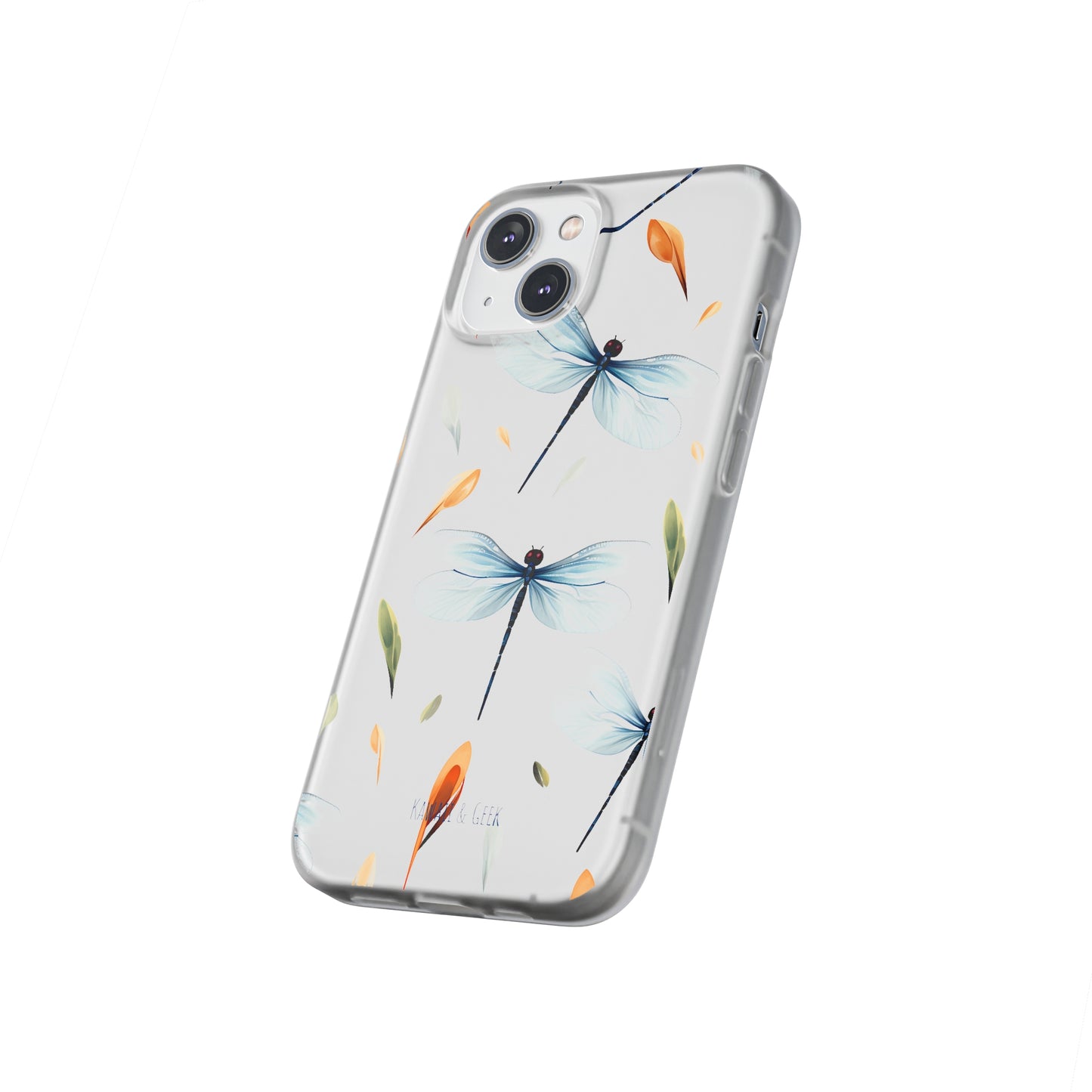 Dragonfly Dreams: Transparent Flexi Phone Case