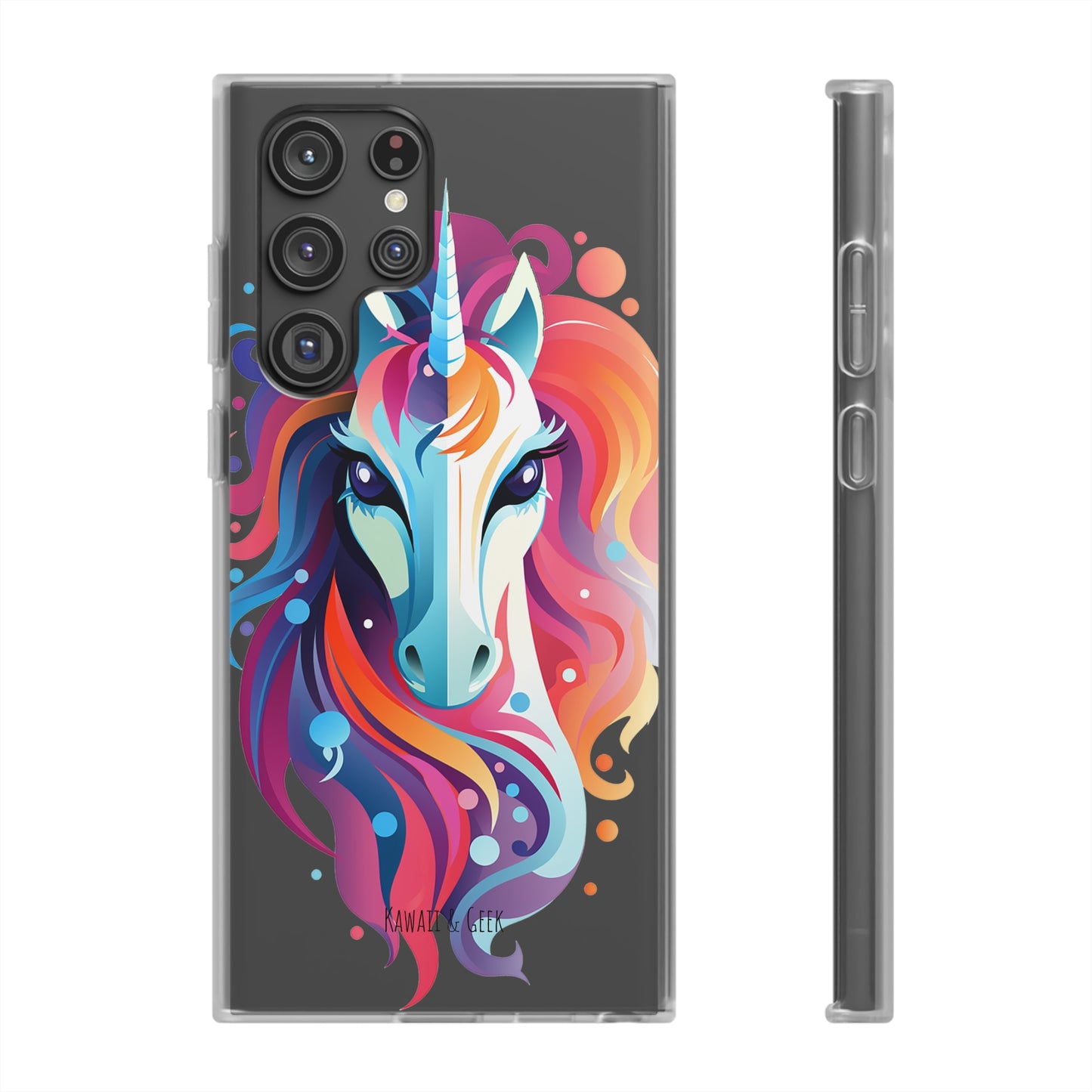 Ink Unicorn Flexi Transparent Phone Case