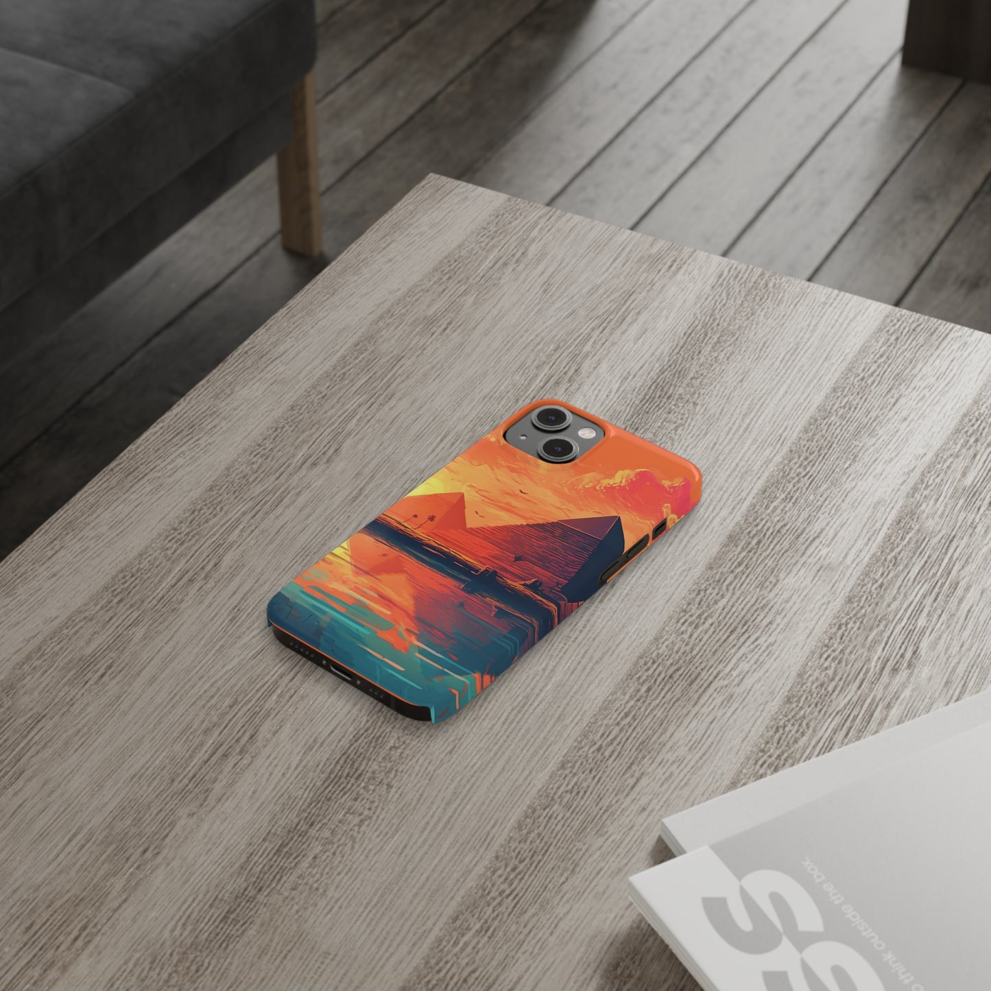 Egyptian Pyramid at Sunset Phone Case - Carry the Mystique of Ancient Egypt with You