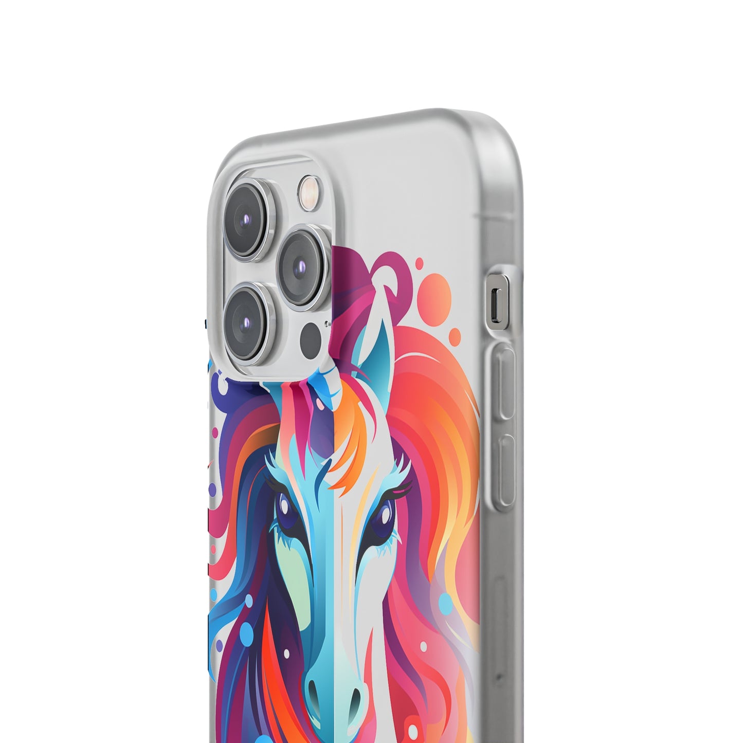 Ink Unicorn Flexi Transparent Phone Case