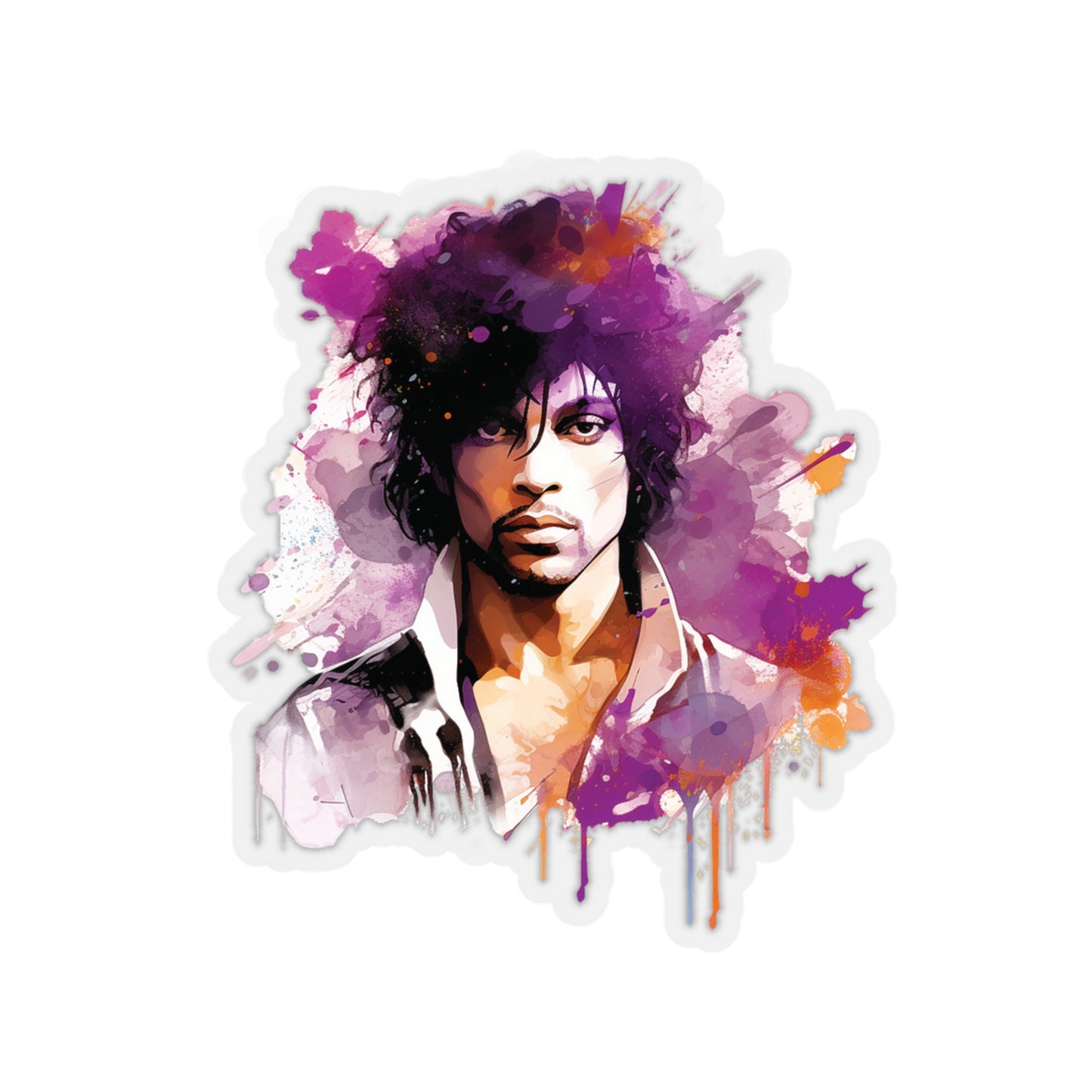 Prince - Love Symbol in Purple Rain Sticker - Add Some Musical and Colorful Style to Your Tech