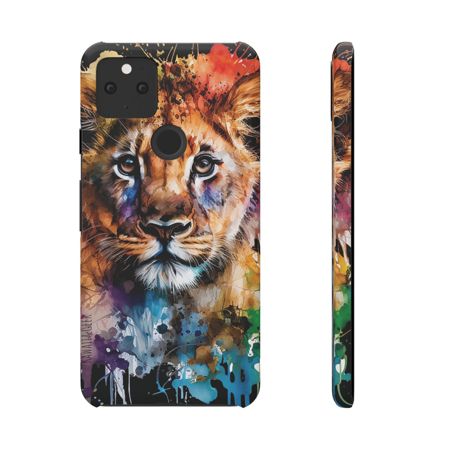 Phone Case Watercolor Lion Cub