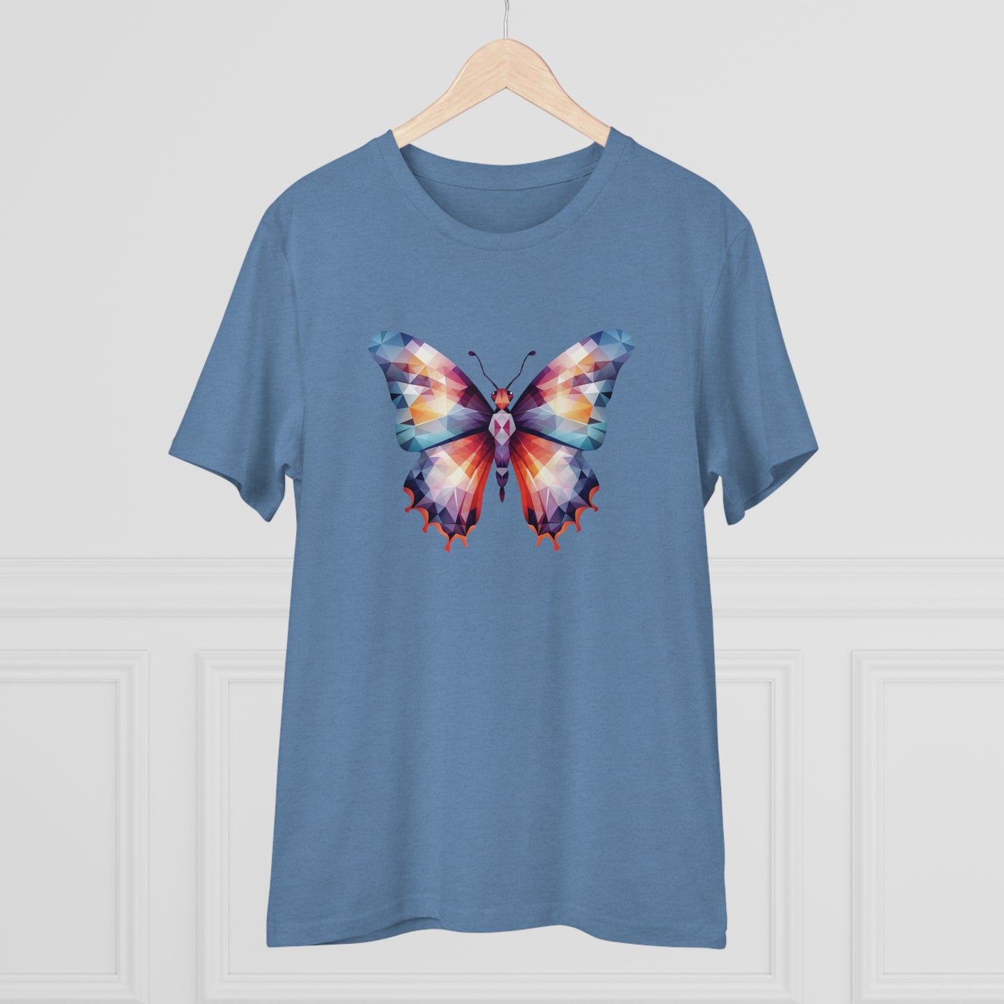 Butterfly Polygonal T-Shirt - Embrace Vibrant Transformation