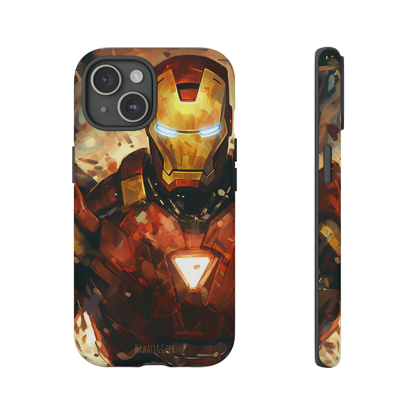 Iron Man Painting Tough Phone Case - Add Some Bold and Unique Style to Your Tech