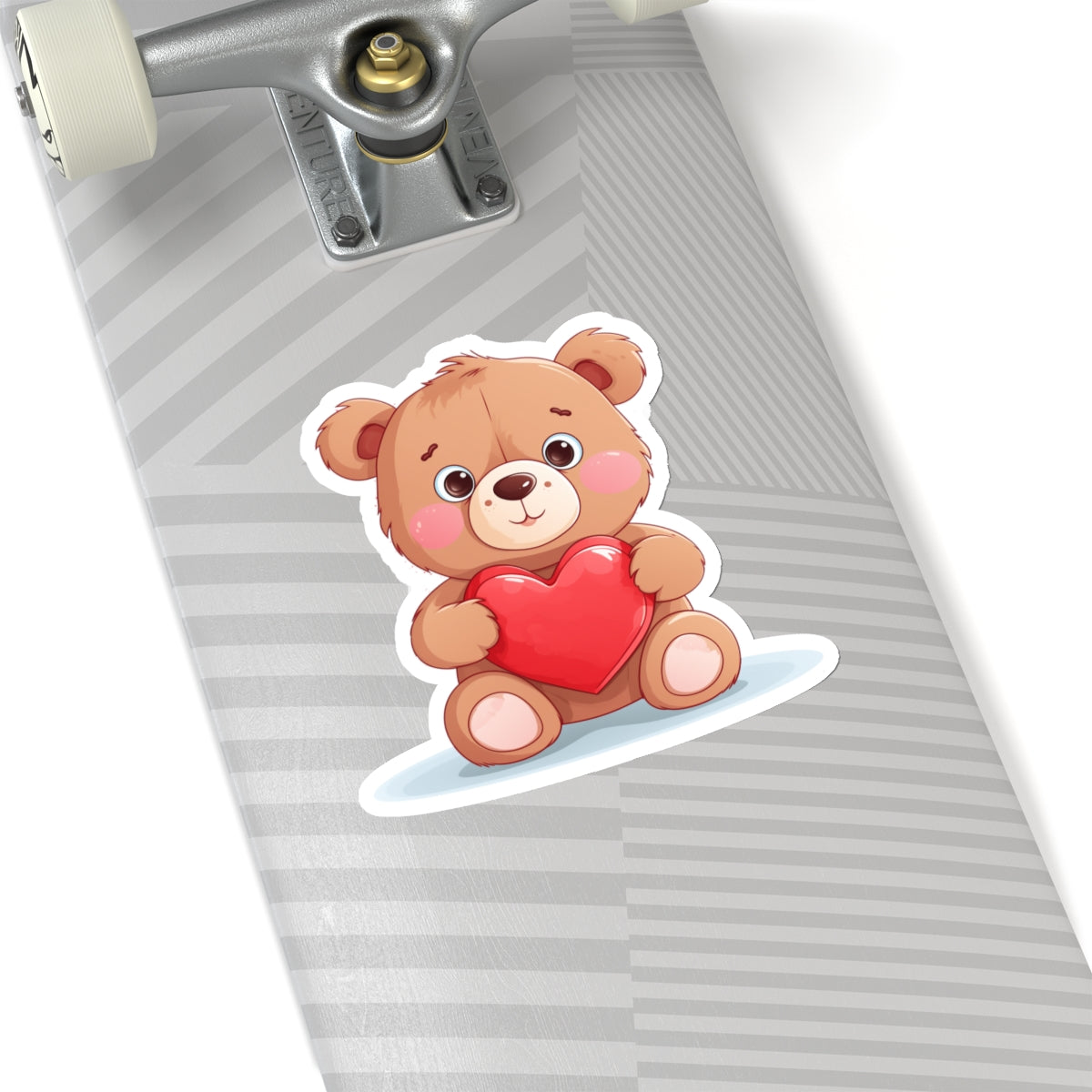 Cute Teddy Bear Heart Sticker - Spread Love and Cuteness with This Adorable Sticker - Valentine's Day