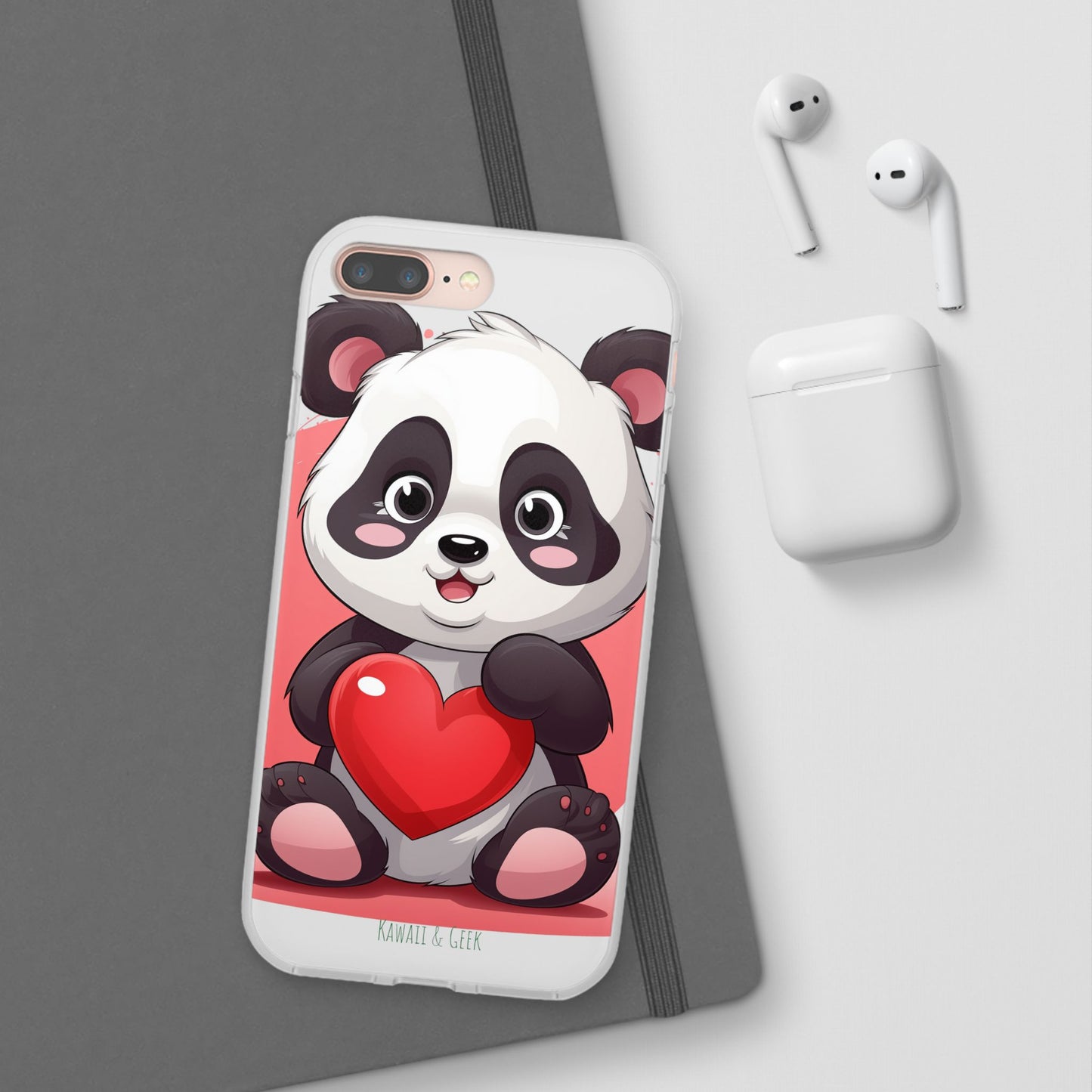 Heart Panda Flexi Case