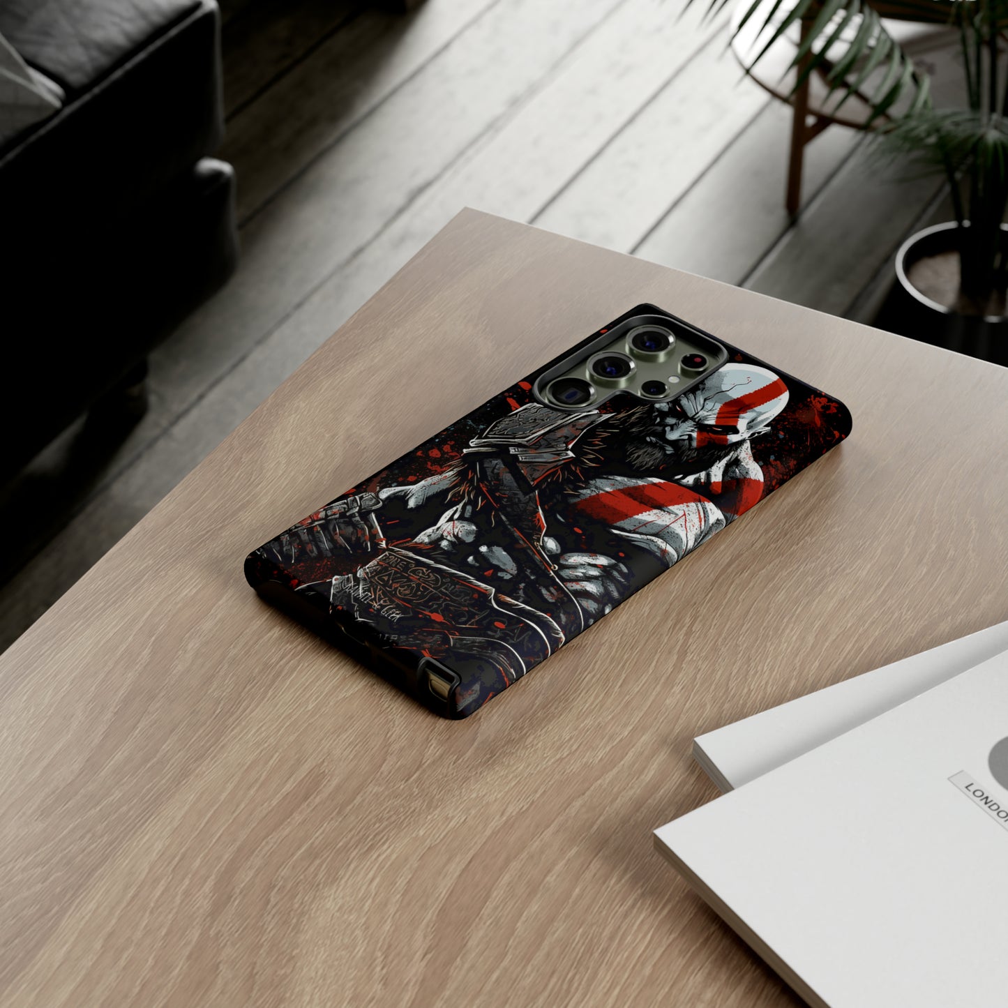 Kratos Tough Phone Case - Unleash the Power of the God of War in Style