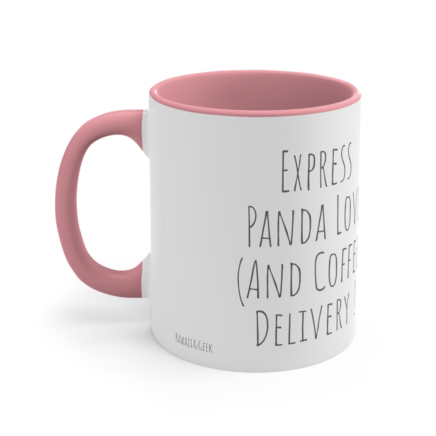 Express Panda Love Coffee Mug - 11oz Bicolor Valentine Special