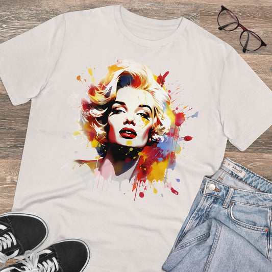 Marilyn Monroe Eco-Friendly T-shirt : Ethereal Watercolor