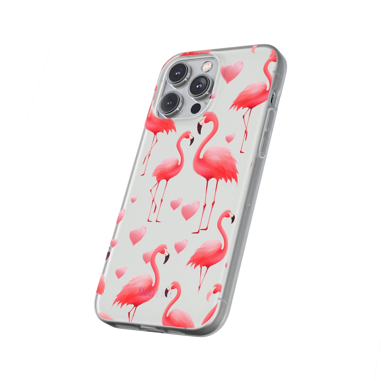 Pink Flamingo Elegance Flexi Phone case