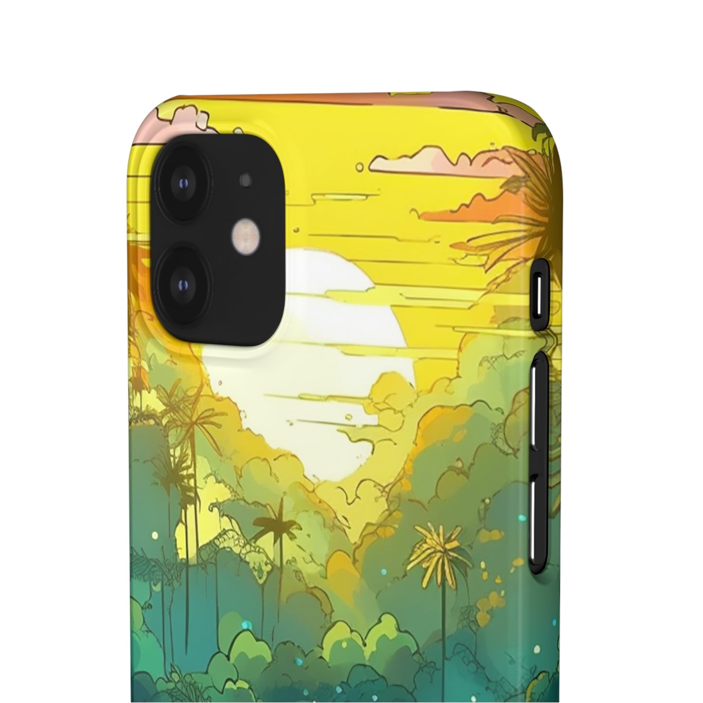 Rainforest at Sunset Phone Case - Capture the Serenity of Nature on Your Device