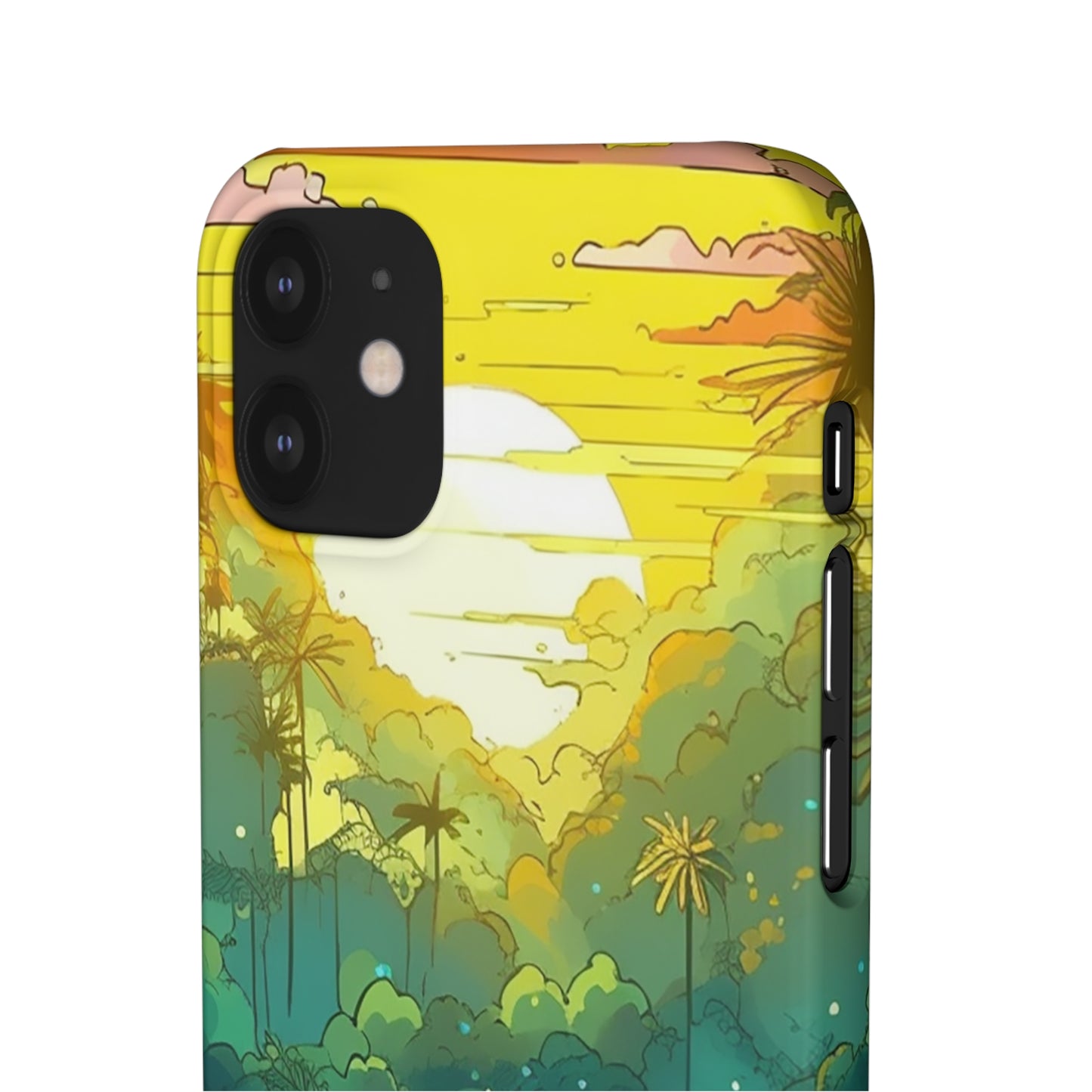 Rainforest at Sunset Phone Case - Capture the Serenity of Nature on Your Device