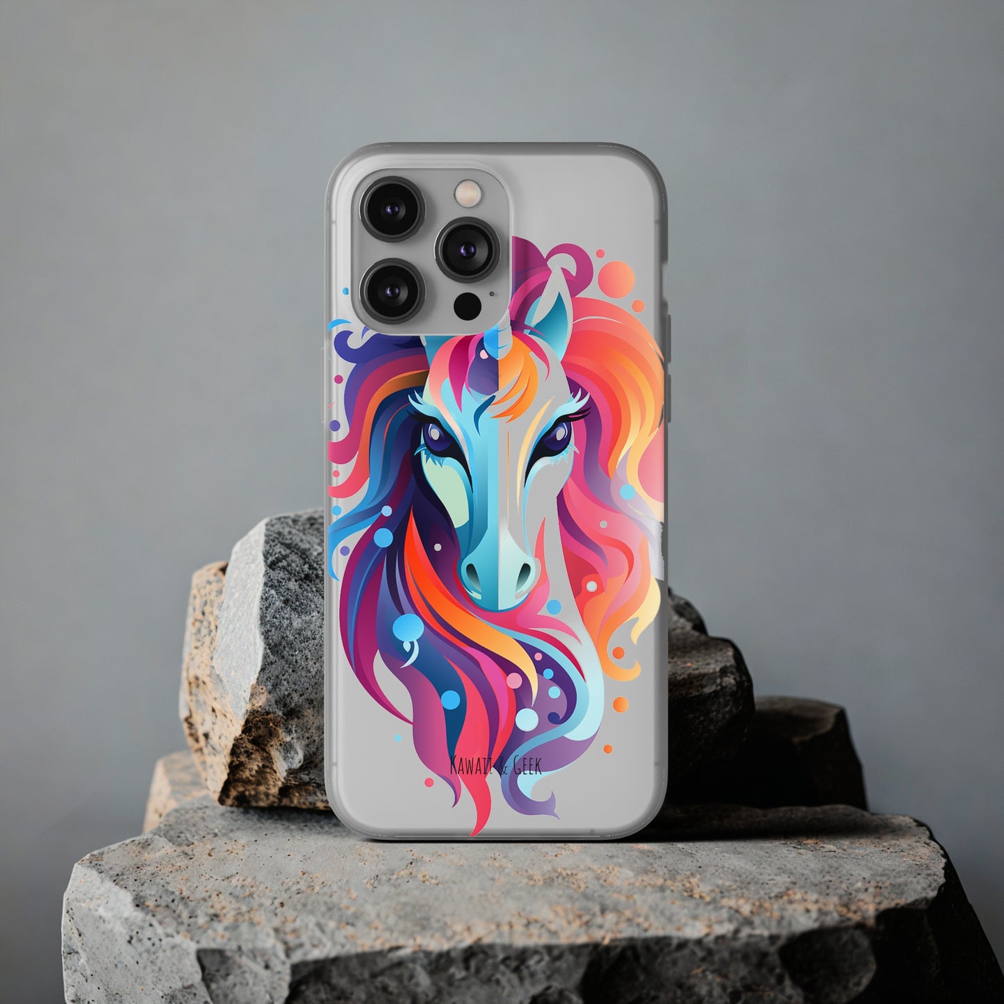 Ink Unicorn Flexi Transparent Phone Case