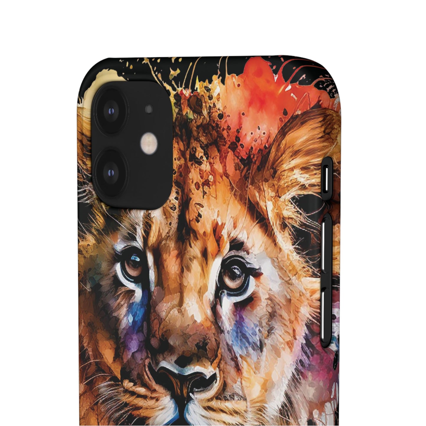 Phone Case Watercolor Lion Cub