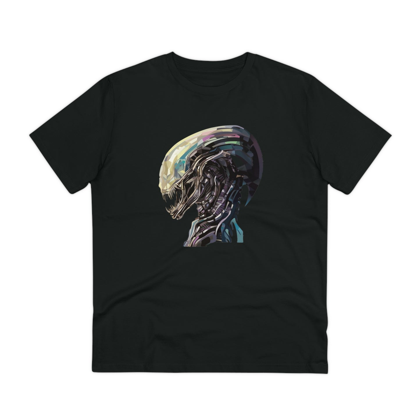 Alien Xenomorph PolygonalT-Shirt - Embrace Otherworldly Fashion