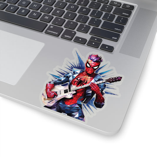 Spider Punk Sticker - Spider-Man Rocks with Electric Style