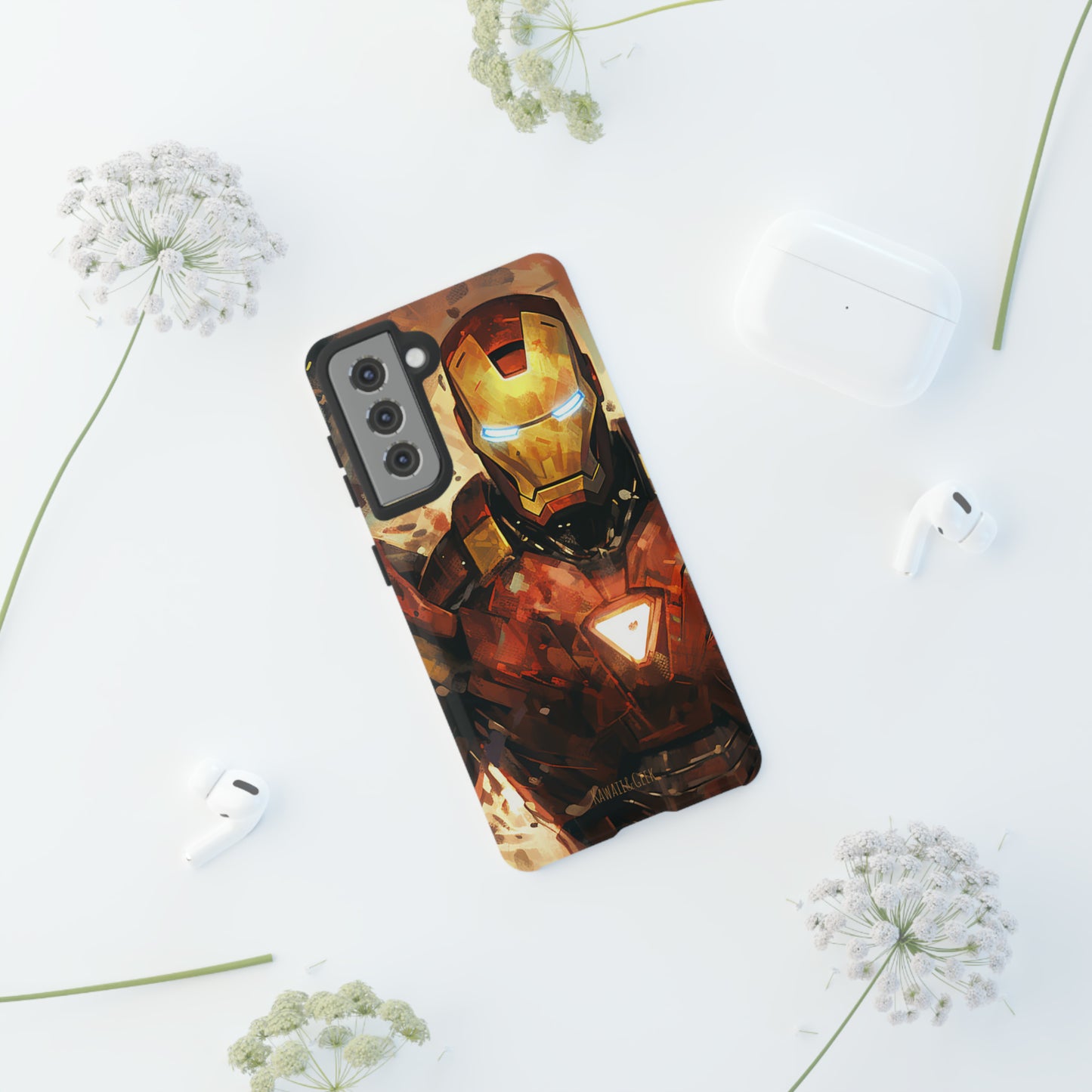 Iron Man Painting Tough Phone Case - Add Some Bold and Unique Style to Your Tech