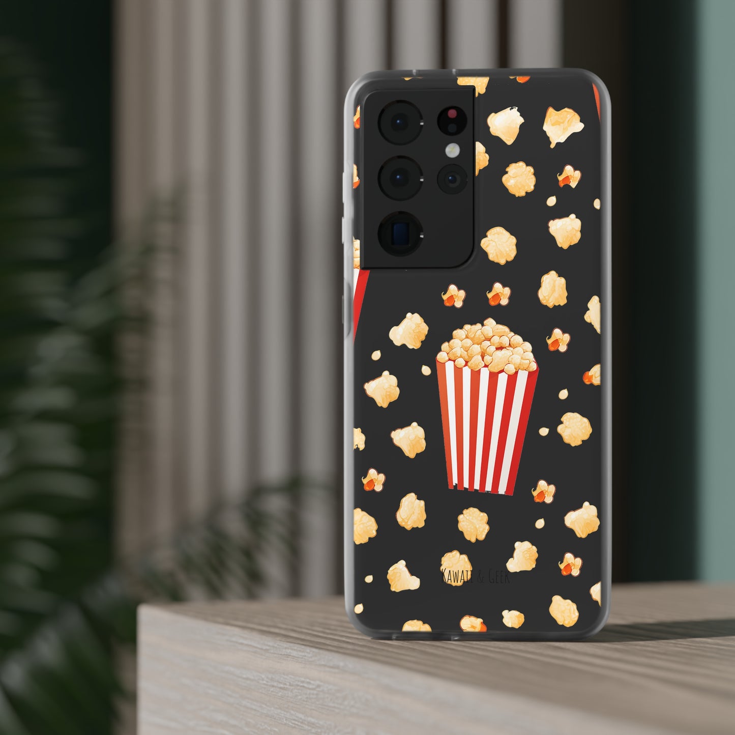 Popcorn Transparent Flexi Phone Case