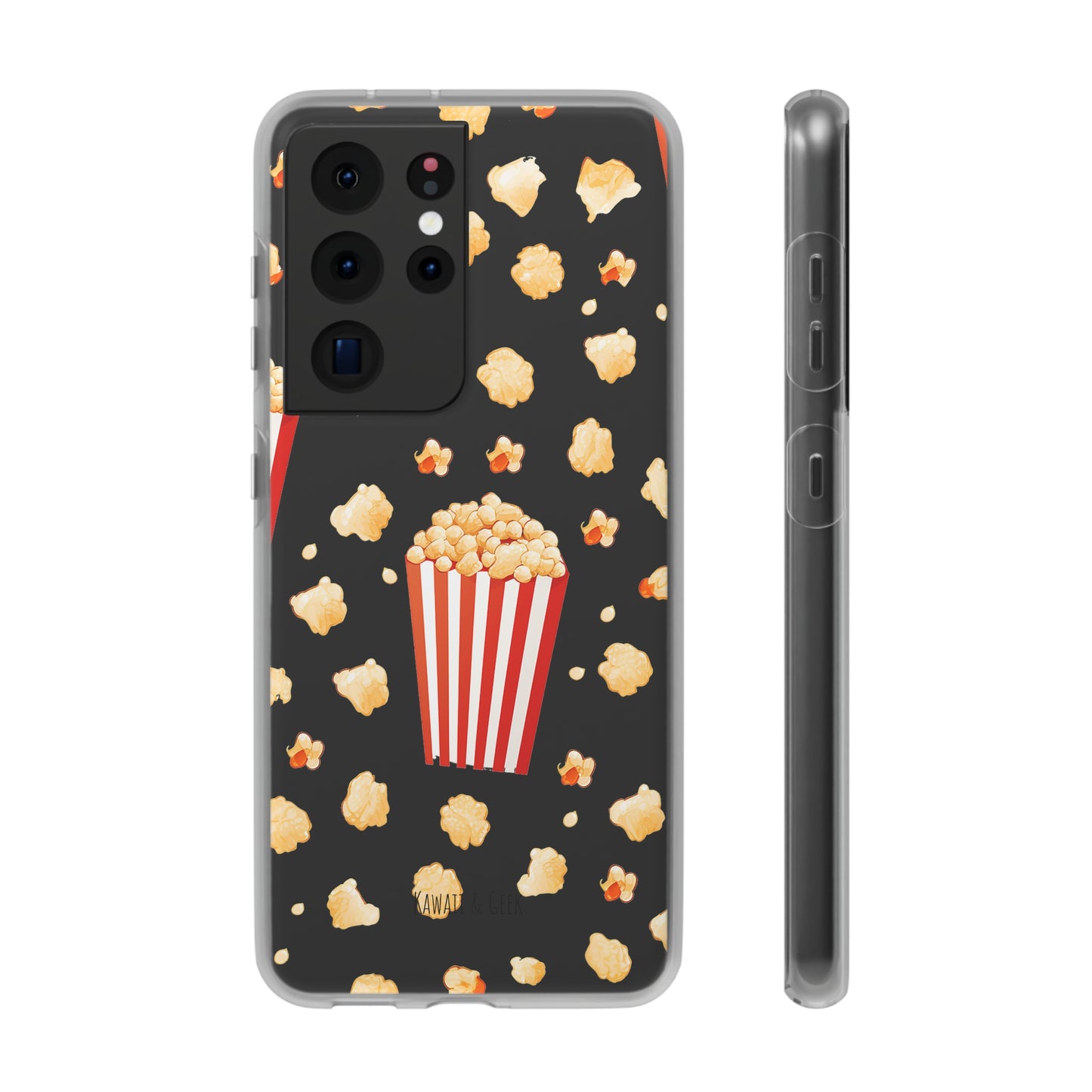 Popcorn Transparent Flexi Phone Case