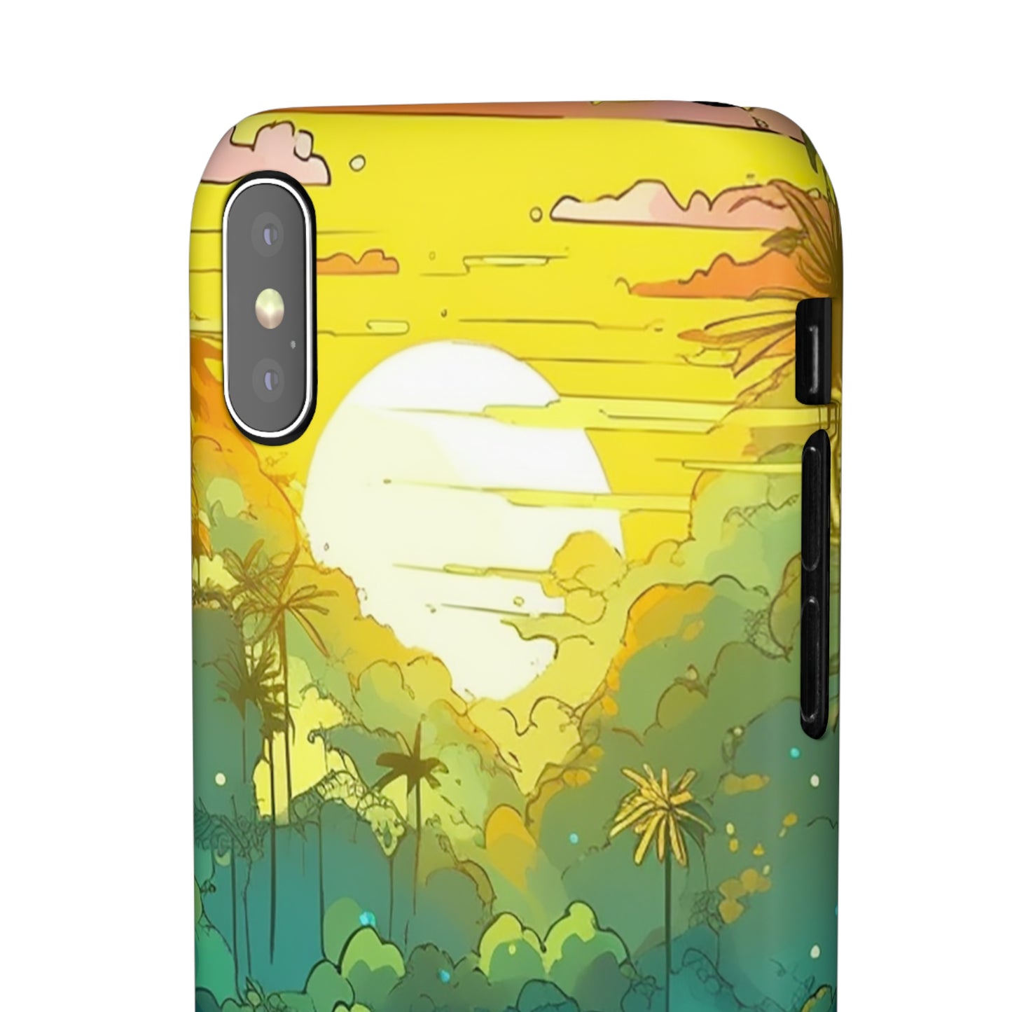 Rainforest at Sunset Phone Case - Capture the Serenity of Nature on Your Device