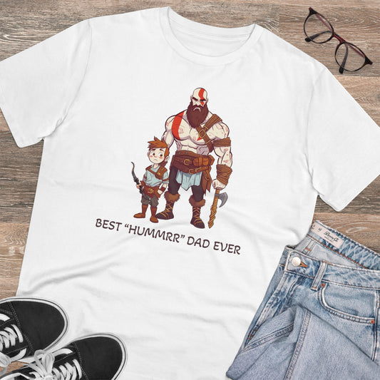 Kratos - God of War T-Shirt - BEST Hummrr Dad Ever - Celebrate Father's Day with Playful Style