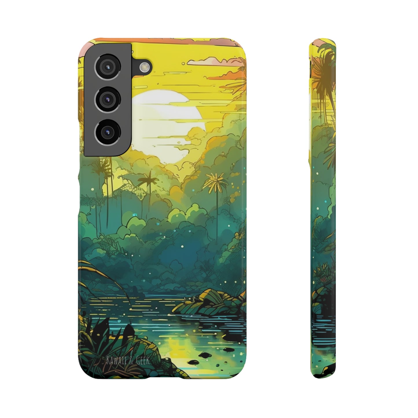 Rainforest at Sunset Phone Case - Capture the Serenity of Nature on Your Device