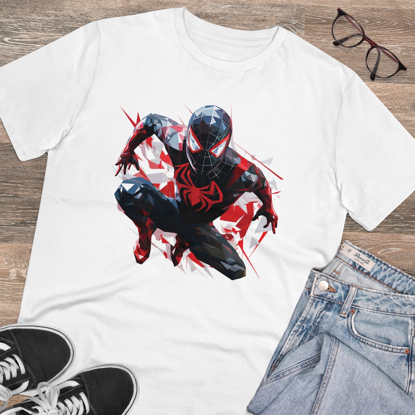 Miles Morales Polygonal T-Shirt - Embrace the Ultimate Style