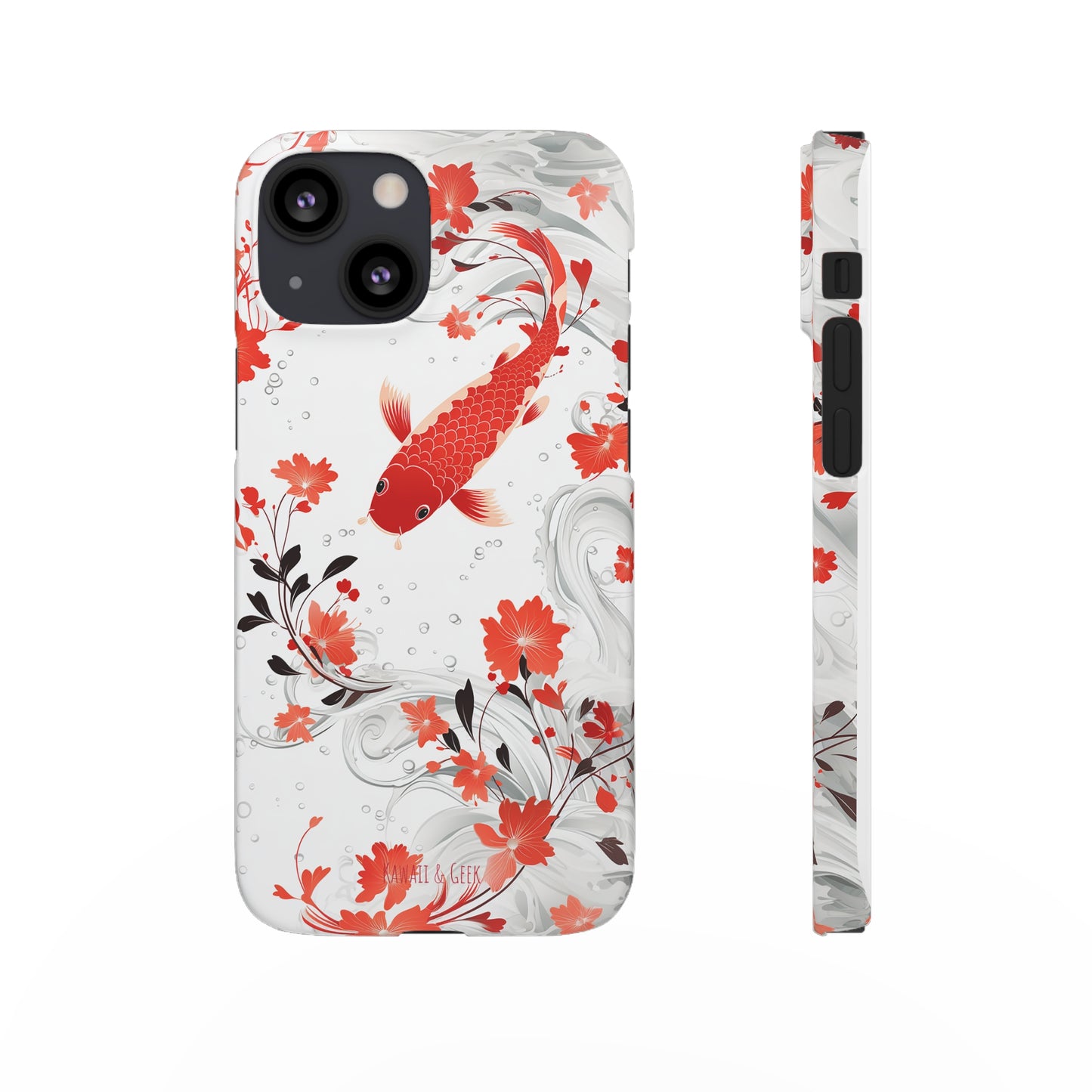 Elegant Koi: Premium Japanese Fish Phone Case