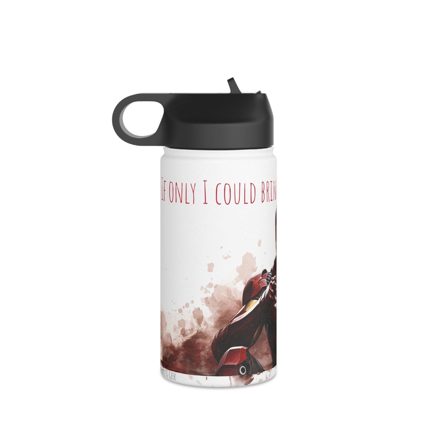 Iron Man's Coffee Break: Stainless Steel Bottle