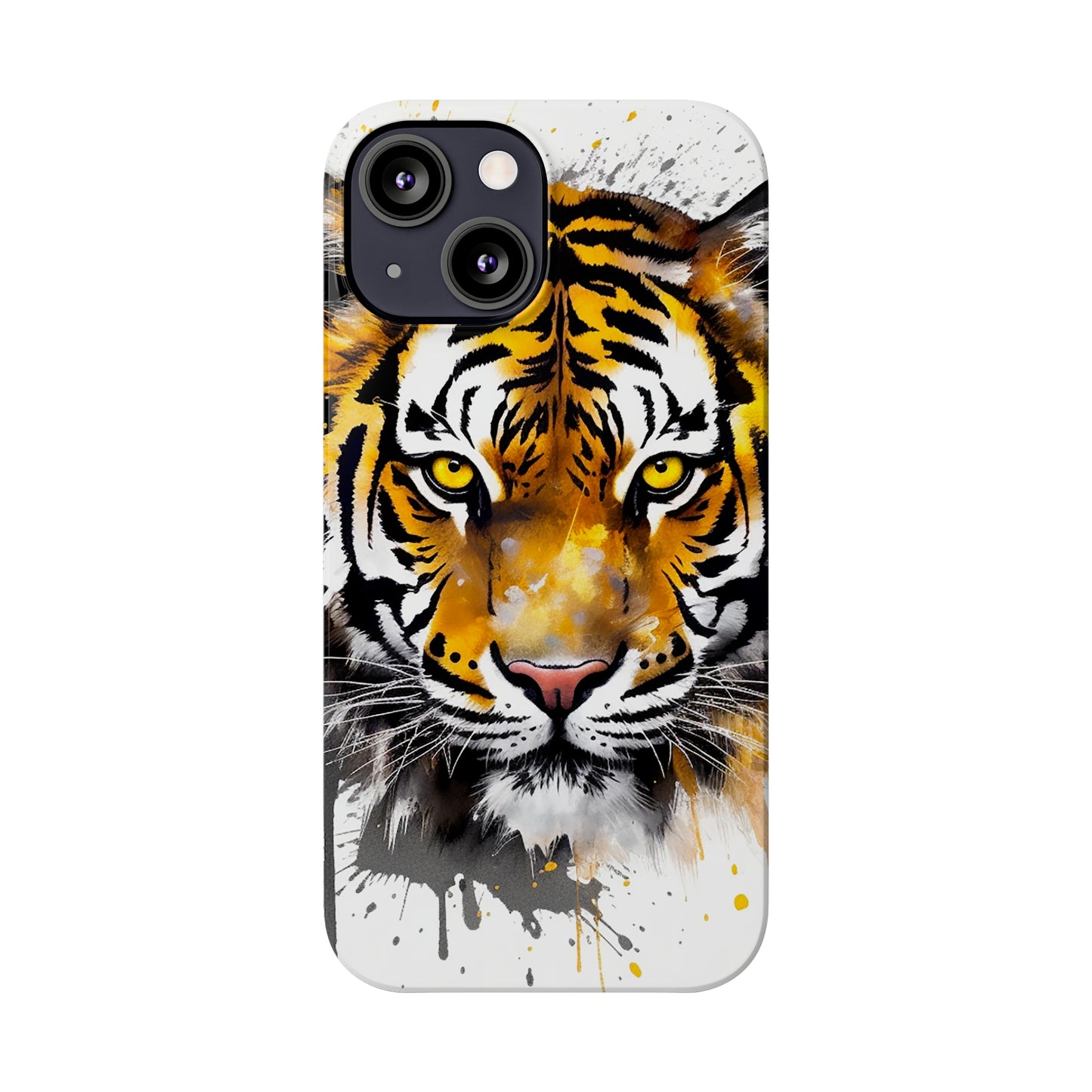 Tiger Flexi Phone Case - Add a Captivating and Artistic Touch to Your Device