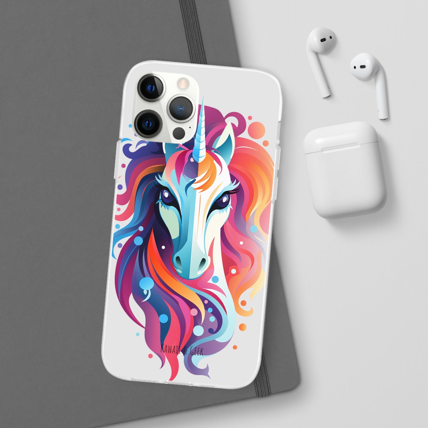 Ink Unicorn Flexi Transparent Phone Case