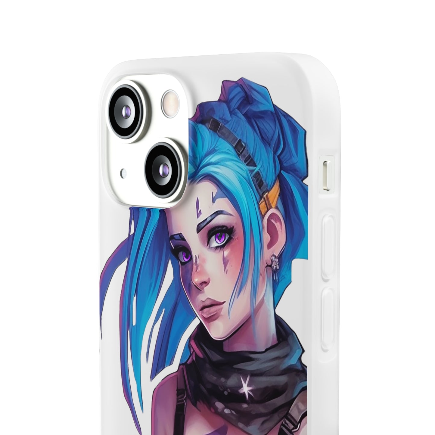 Jinx for Arcane / League of Legends Flexi Phone Case - Add Some Colorful and Gaming Style to Your Phone