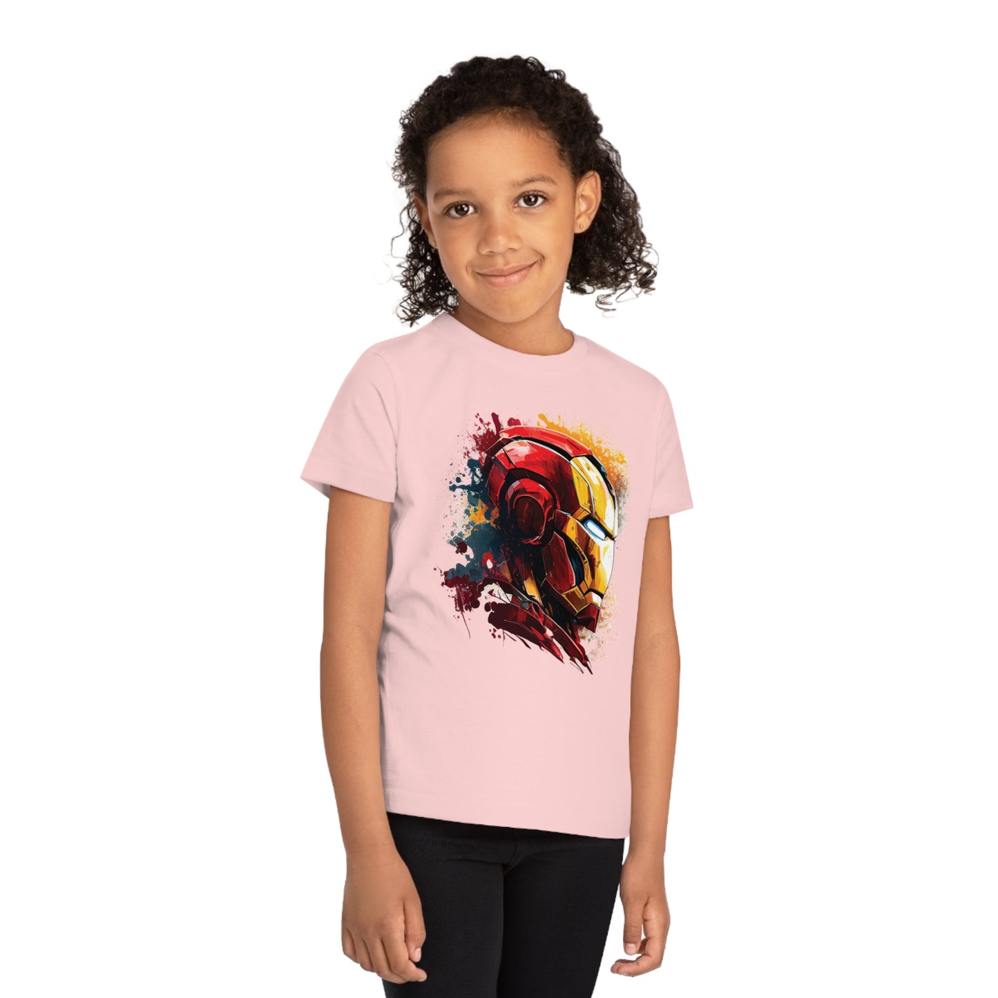 Iron Man Kids Eco-Friendly T-Shirt - Unleash Superhero Power with Sustainability - Marvel Avengers