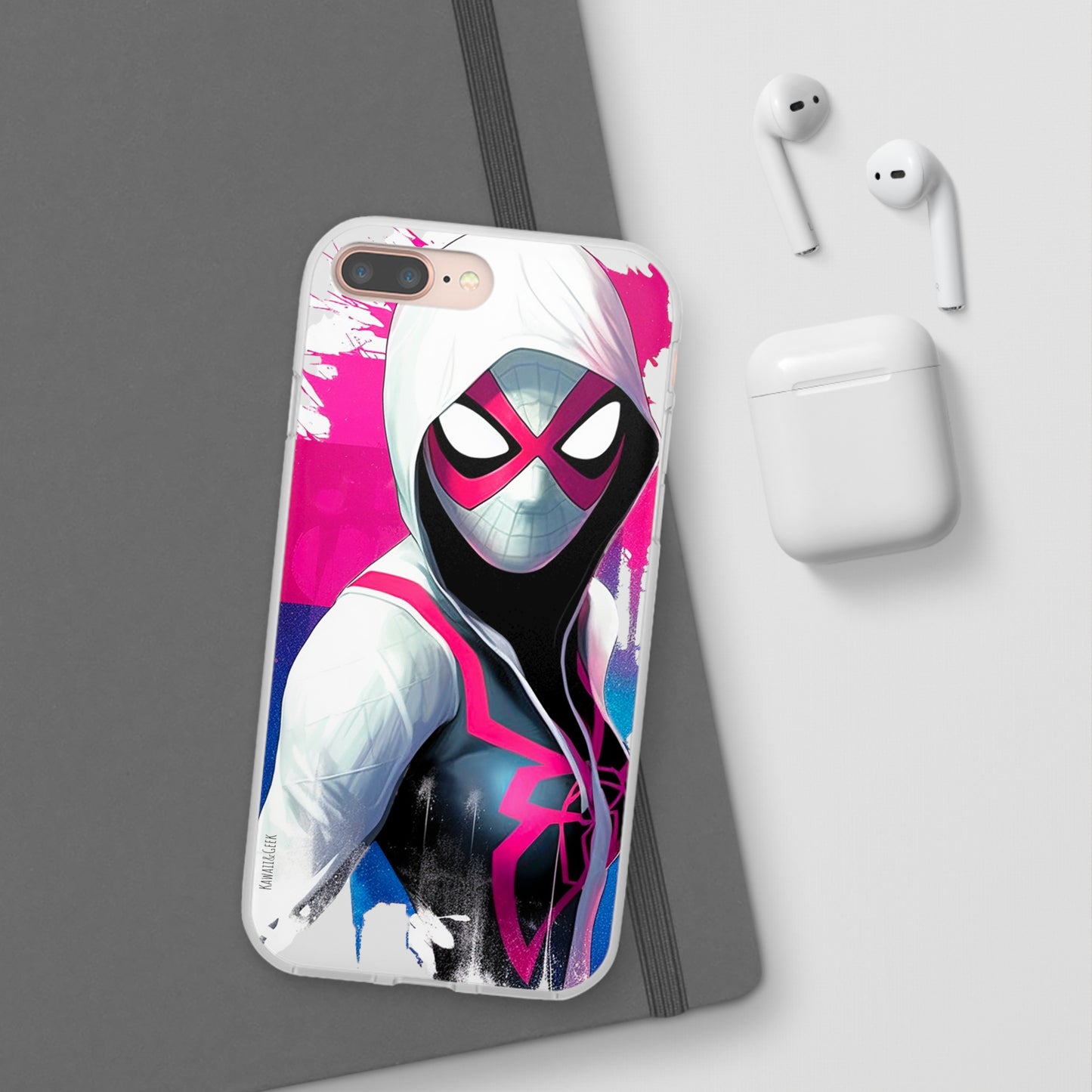 Spider Gwen in Flexi Phone Case - Add Some Colorful and Heroic Style to Your Phone