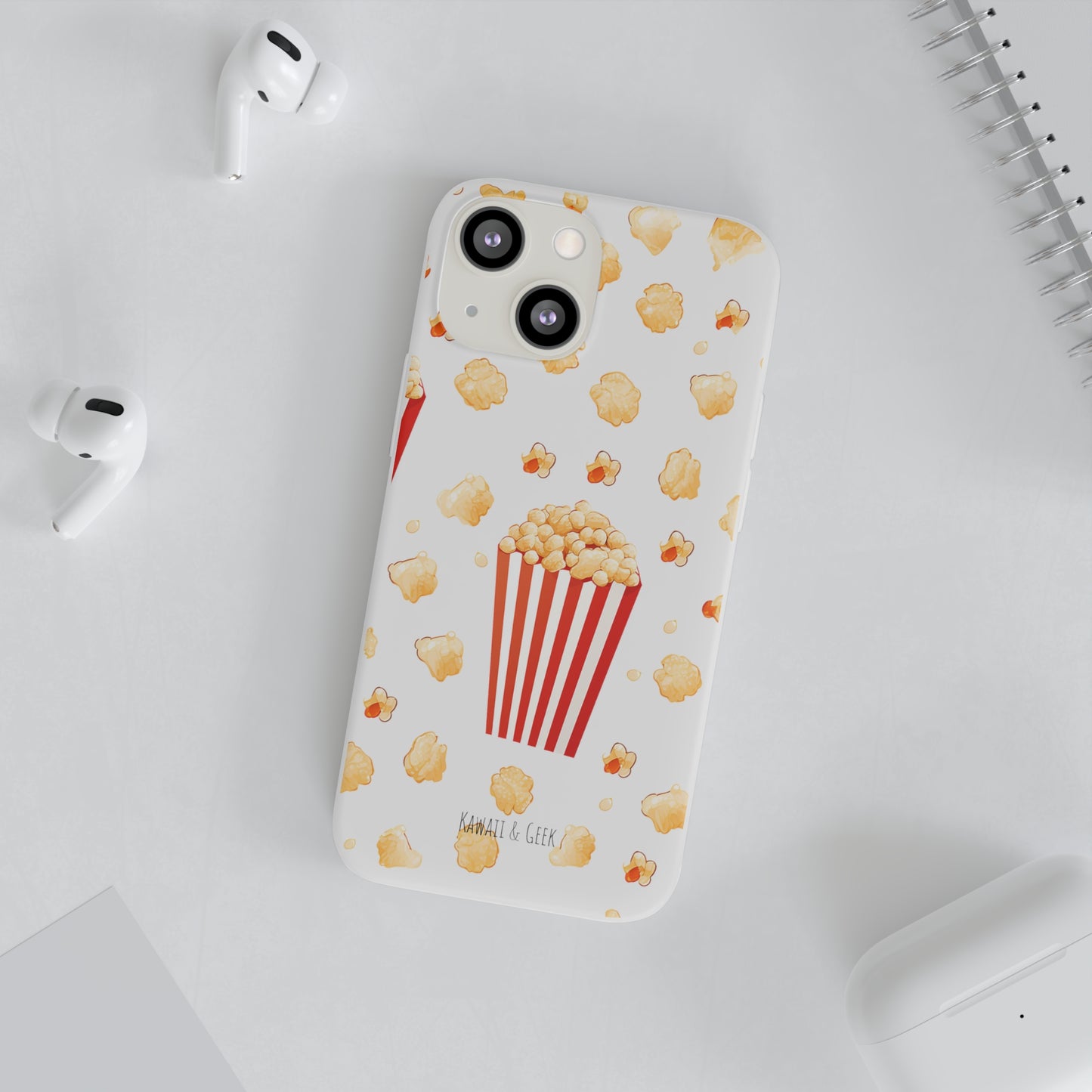 Popcorn Transparent Flexi Phone Case