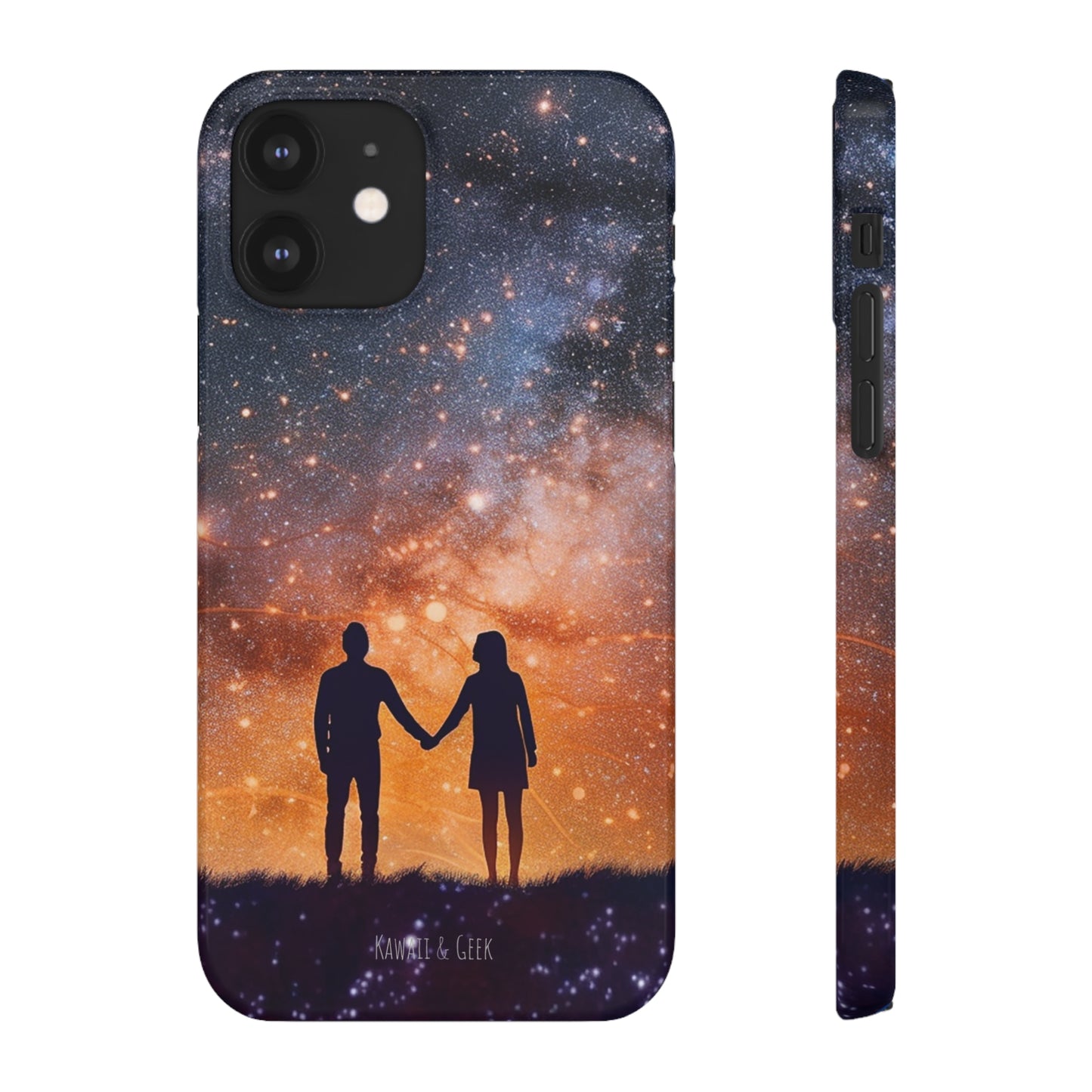 Starry Night Lovers Phone Case - Embrace the Beauty of the Night Sky