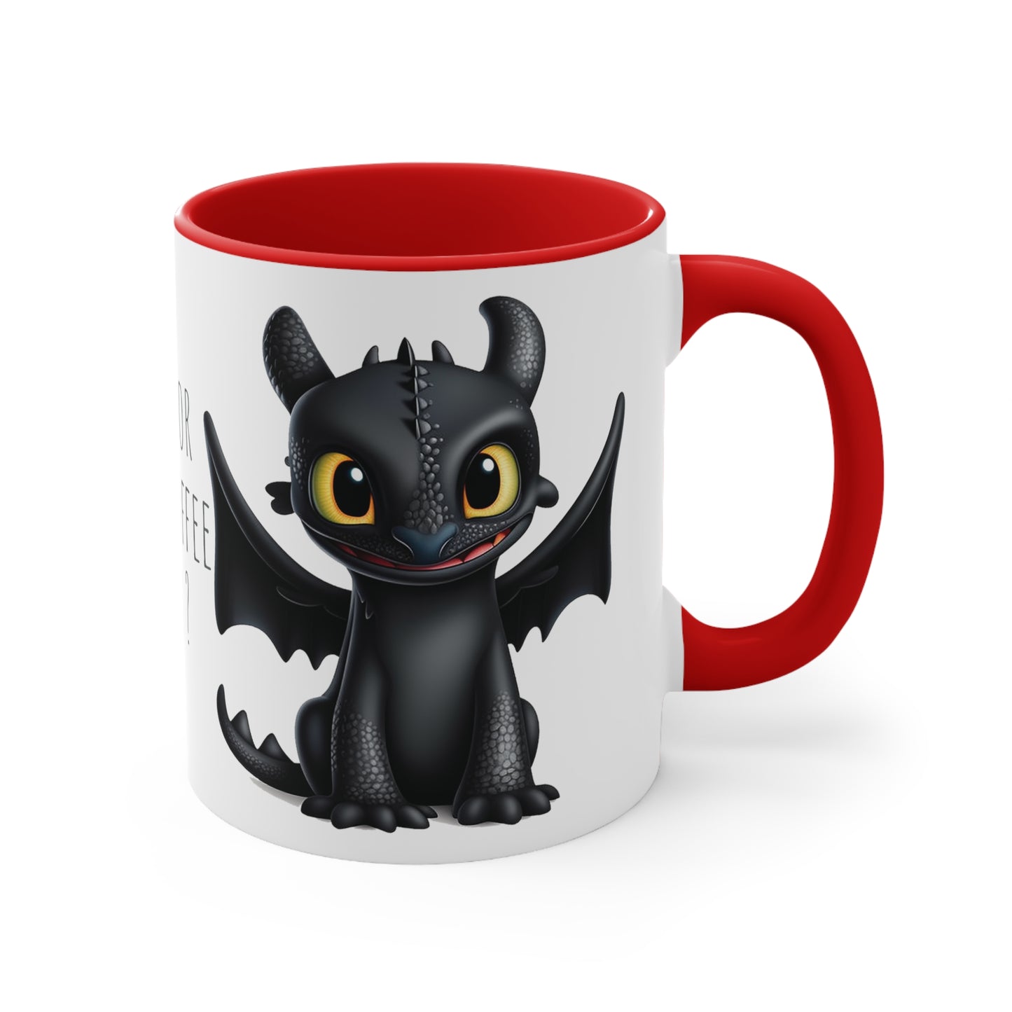 Toothless and Light Fury Mug - Choose Your Brew: Black or Milk Coffee ?