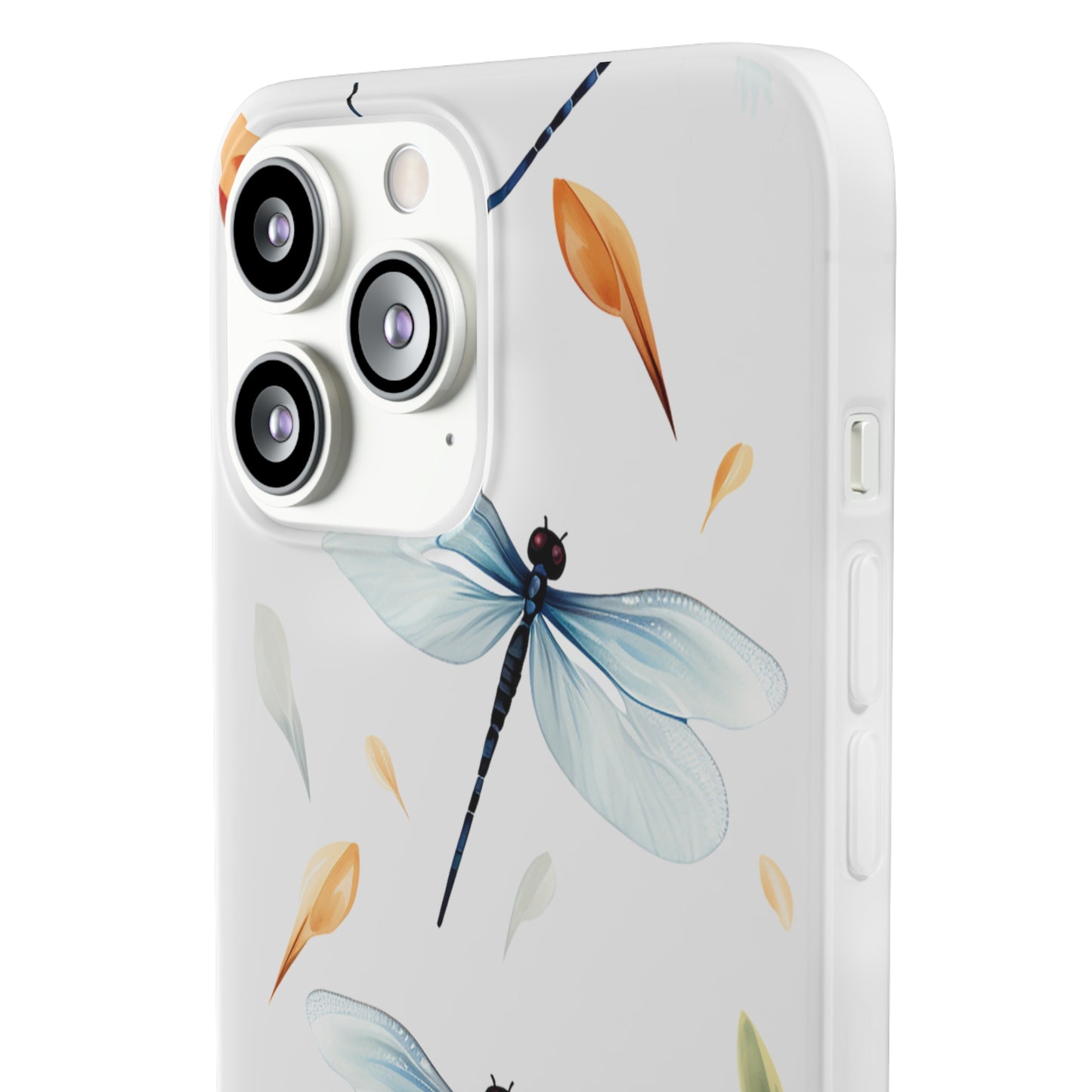 Dragonfly Dreams: Transparent Flexi Phone Case