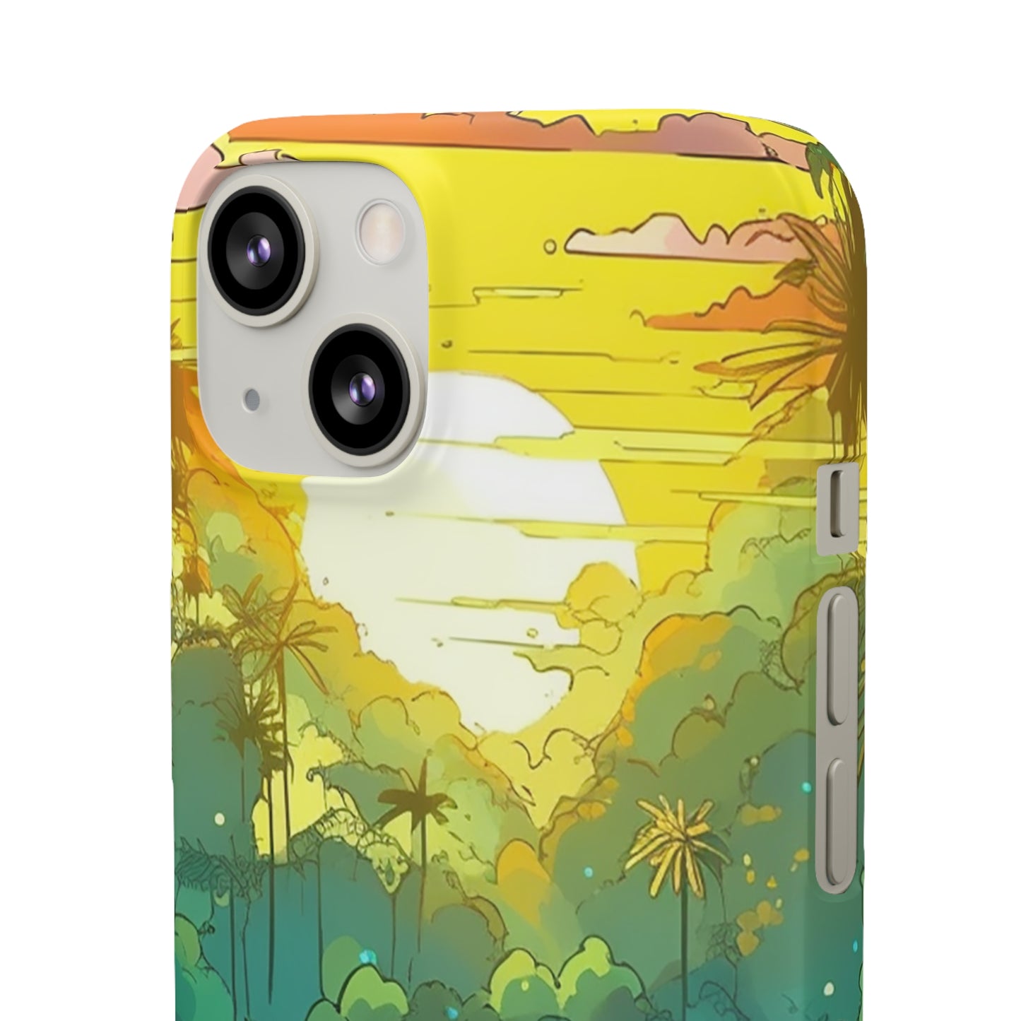 Rainforest at Sunset Phone Case - Capture the Serenity of Nature on Your Device