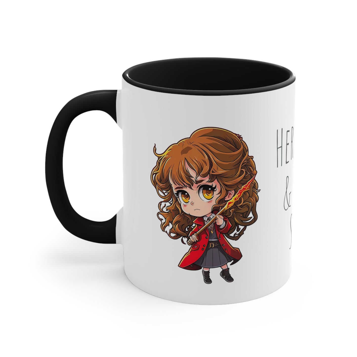 Kawaii Harry Potter & Hermione Bicolor 11oz Mug