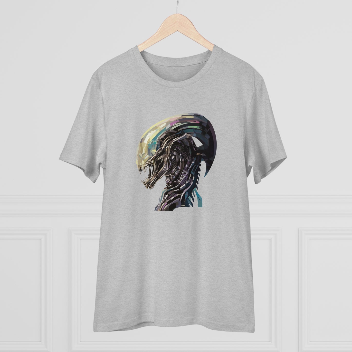 Alien Xenomorph PolygonalT-Shirt - Embrace Otherworldly Fashion