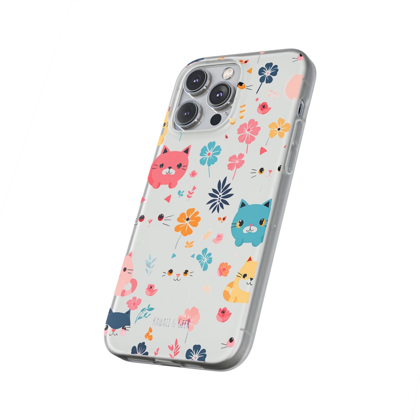 Playful Kittens: Flexi Transparent Phone Case