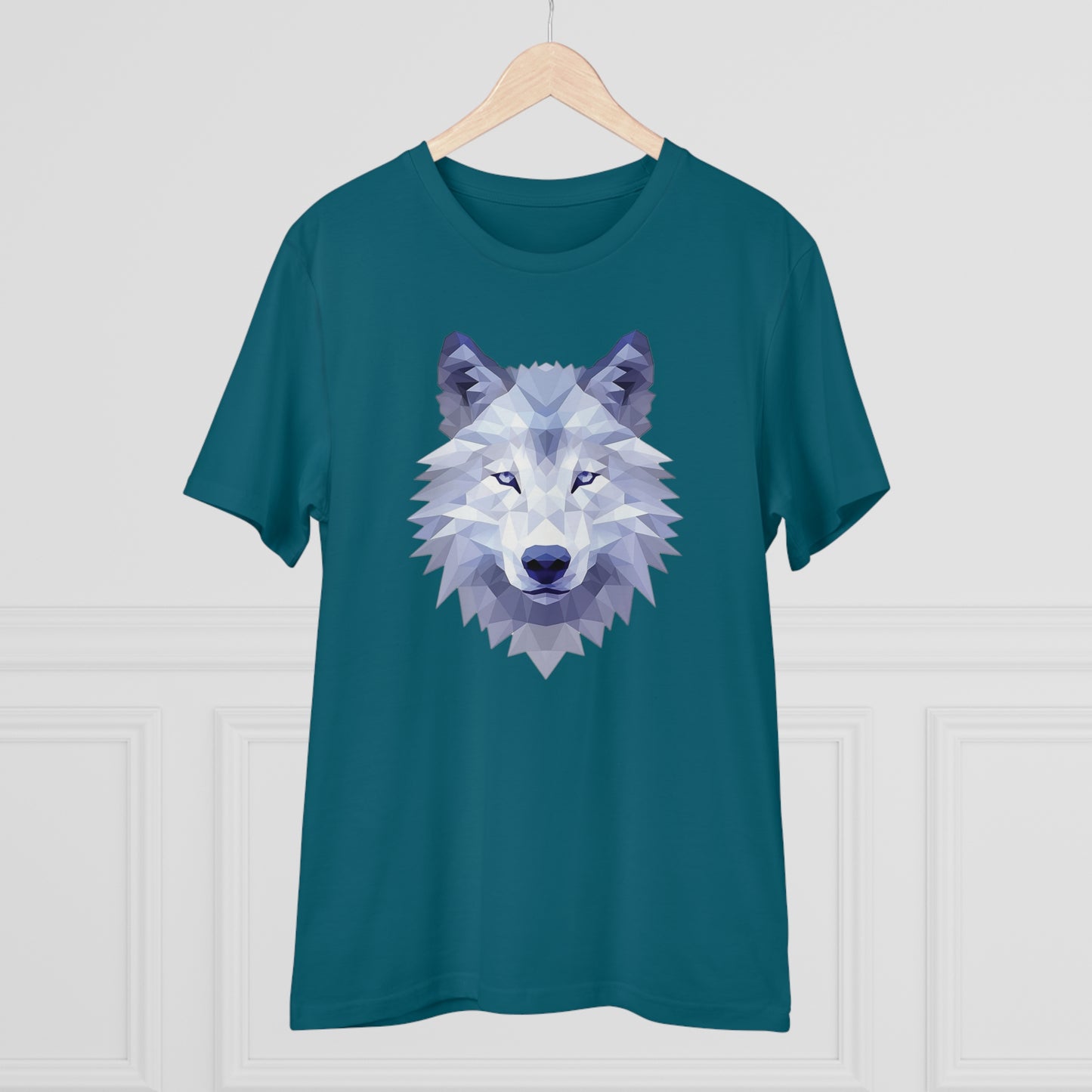 Wolf Polygonal T-Shirt - Embrace Wild Harmony