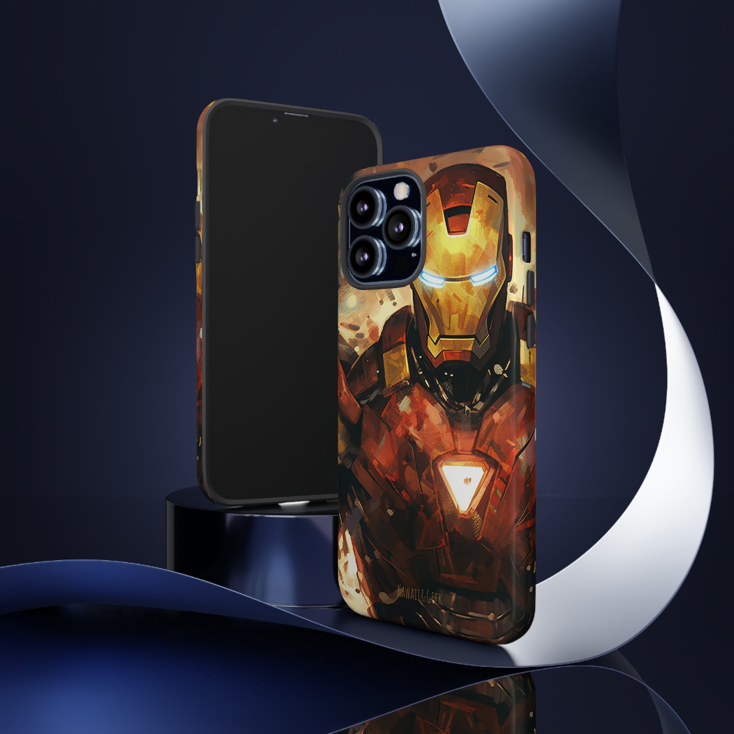 Iron Man Painting Tough Phone Case - Add Some Bold and Unique Style to Your Tech